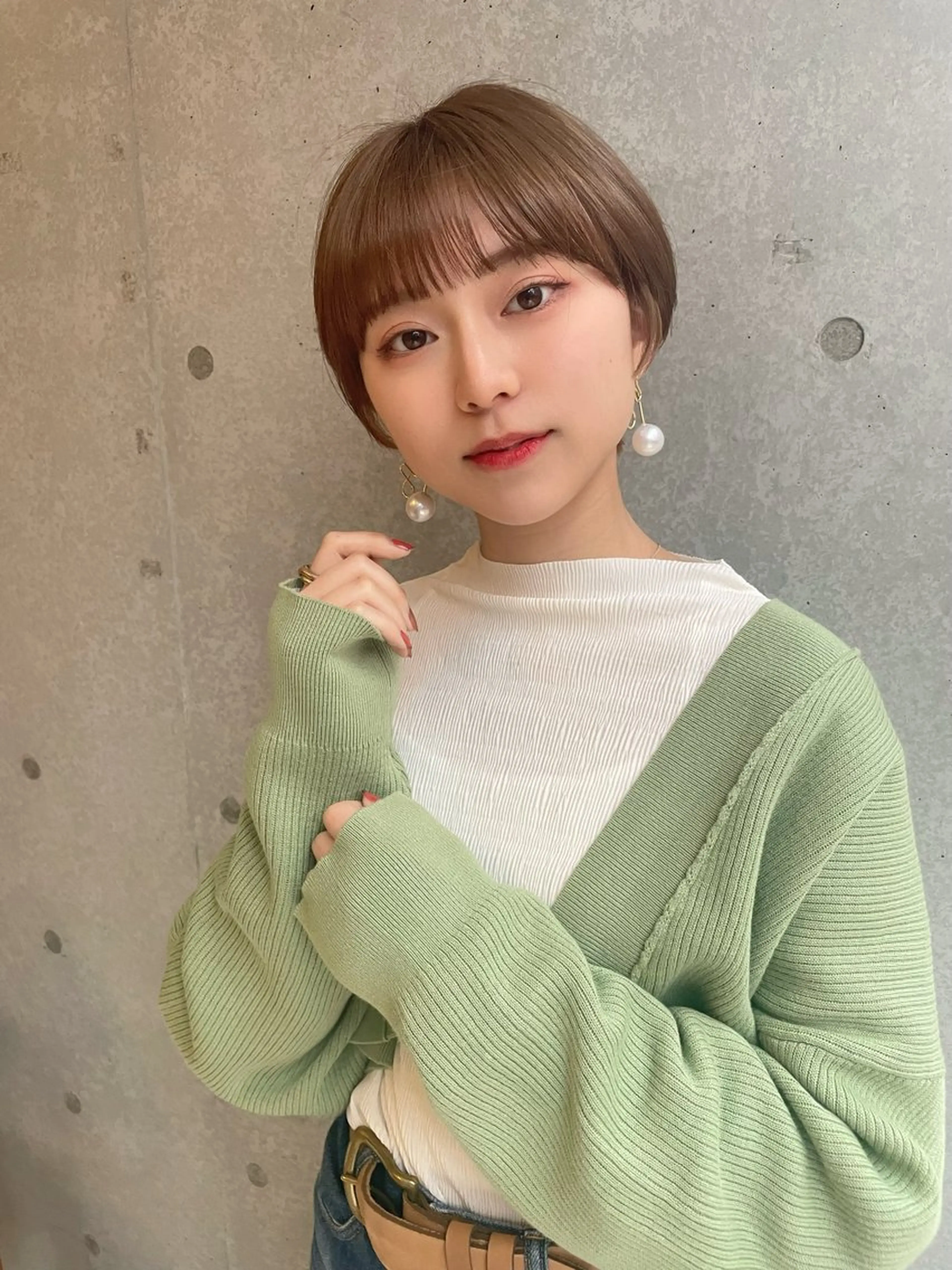 ショート 三鷹で1番ショート ボブをカットする新谷のヘアスタイル