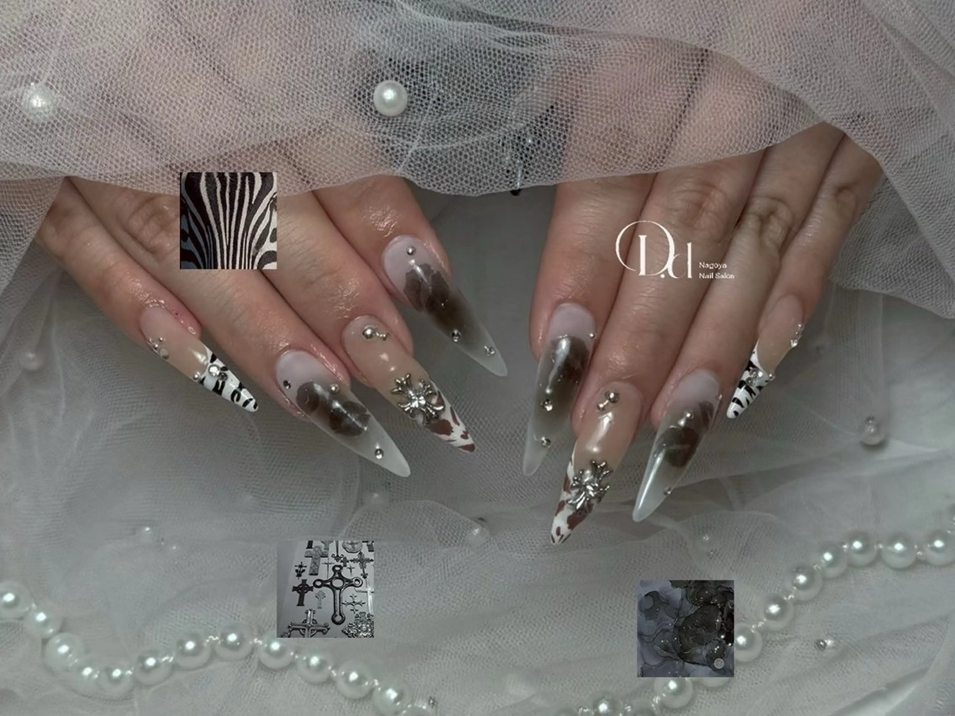 ネイル チークネイル フレンチネイル D.d ririaのネイルデザイン