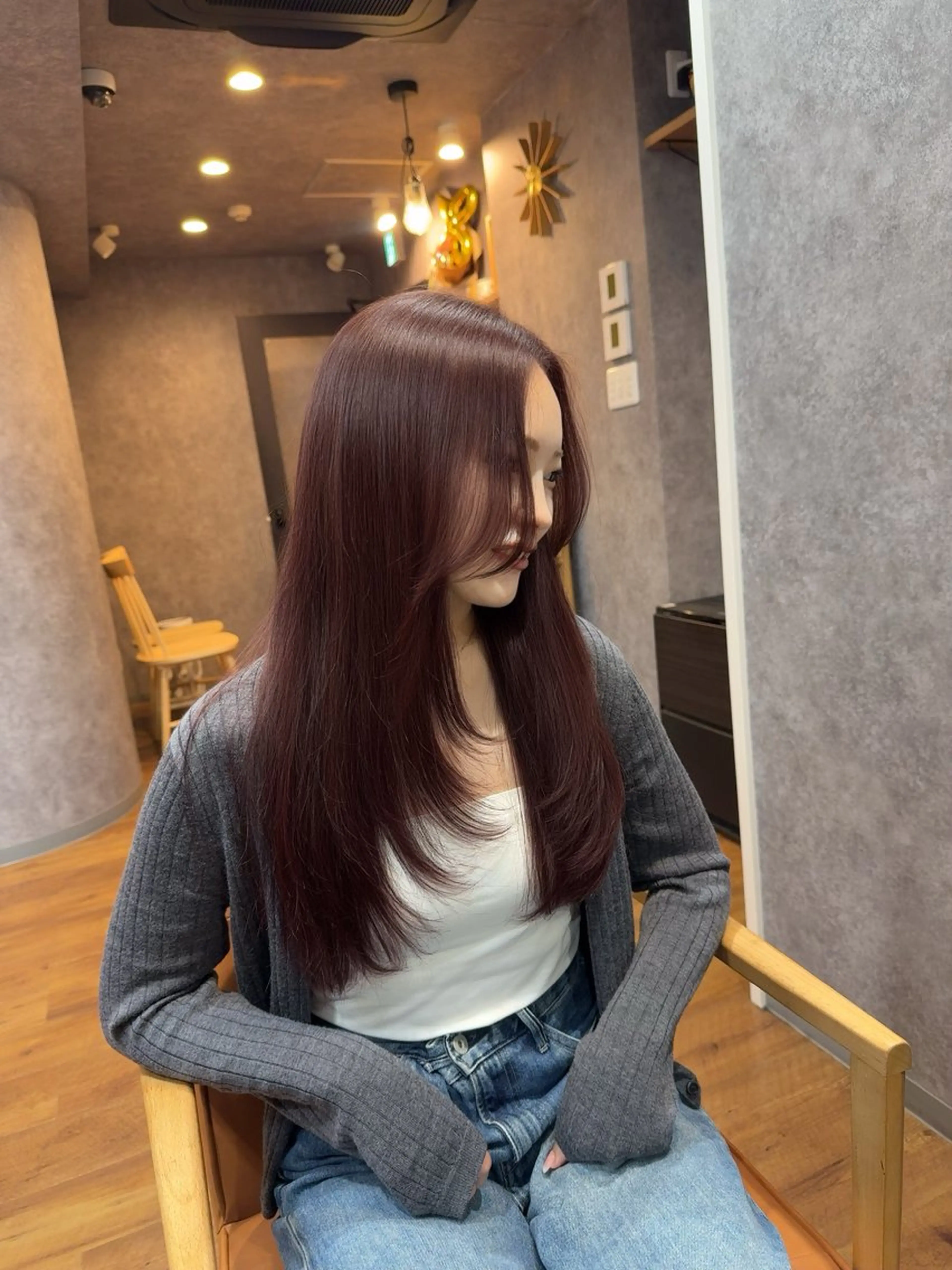 ロング カット ヘアカラー トリートメント ヘアセット cocoa船橋🦄 chinamiのヘアスタイル