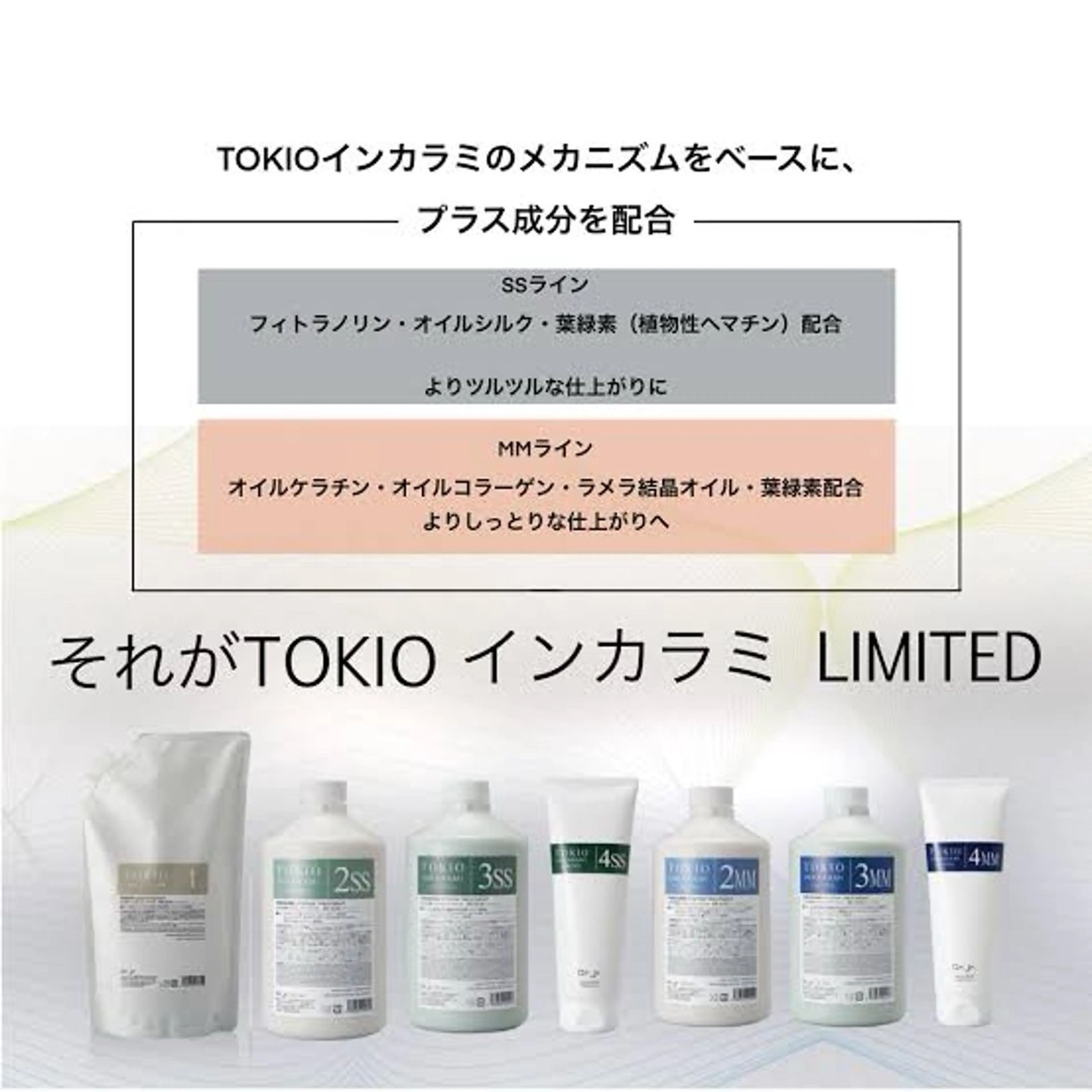 【✨️ブリーチ毛人気No.1トリートメント✨️】TOKIOtreatment(ブリーチ毛縮毛矯正毛向け)の写真