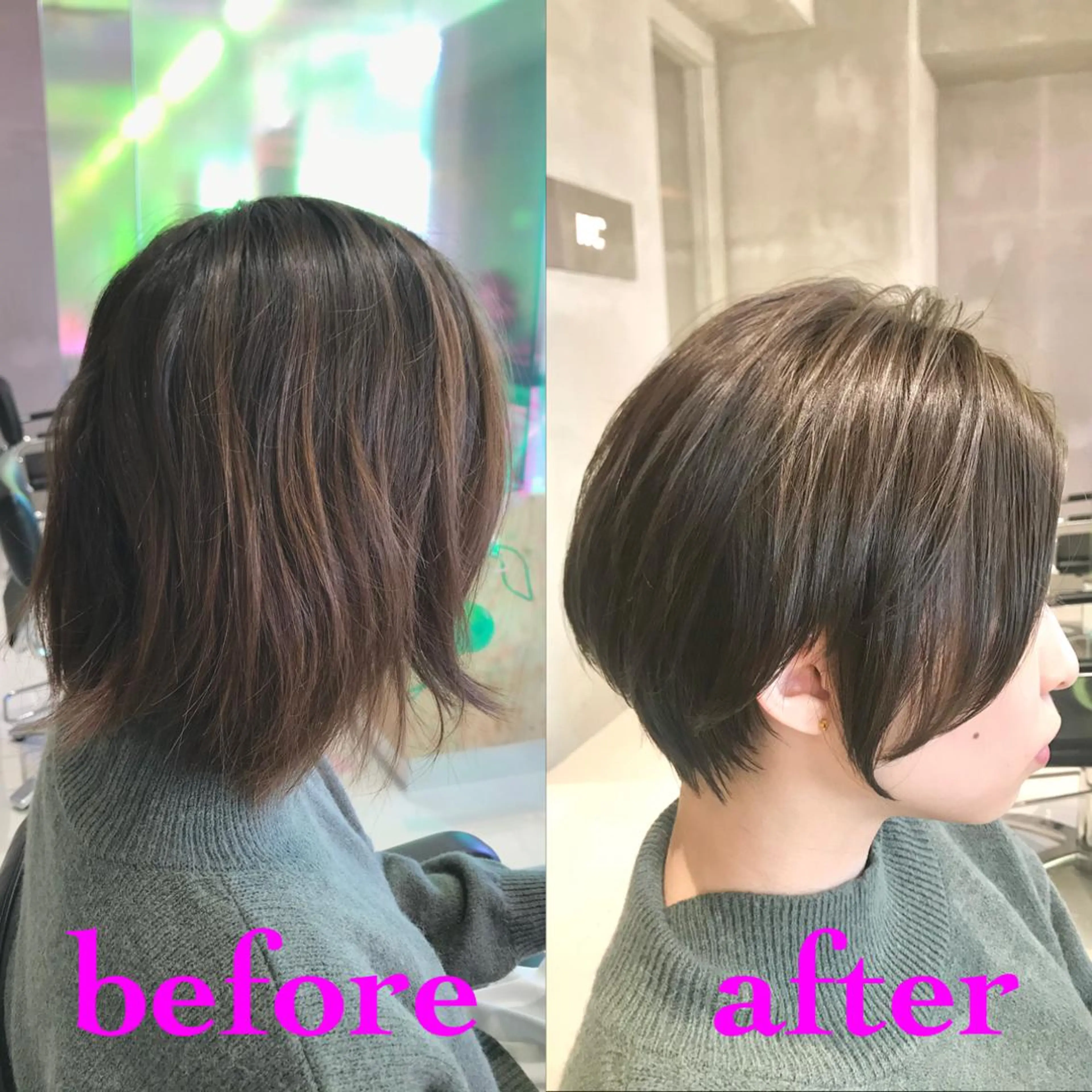 ショート カット ヘアカラー 💫似合わせショート 【代表】茂木のヘアスタイル