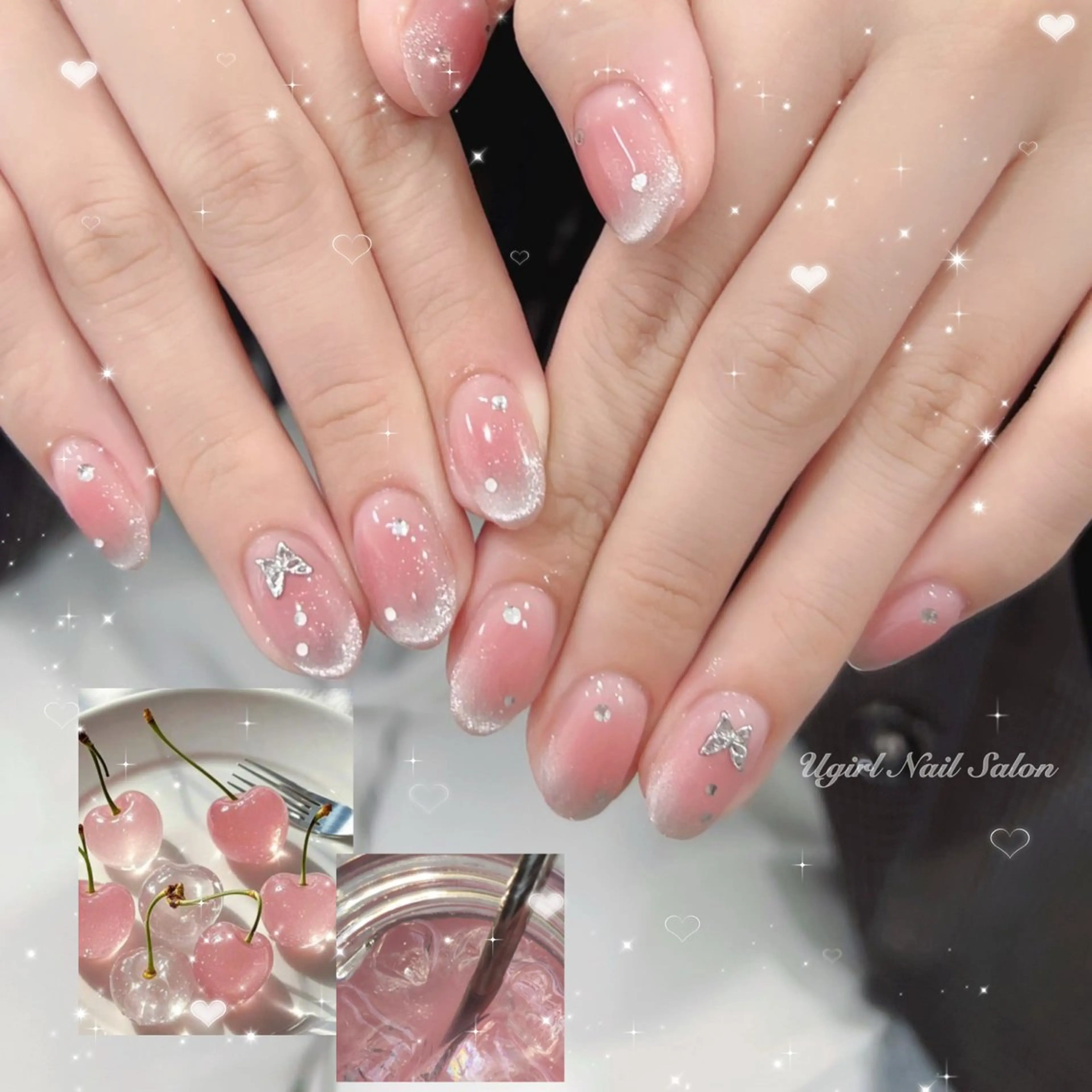 ネイル ハンドネイル 🪄mimi🎀 Midori🪽のネイルデザイン