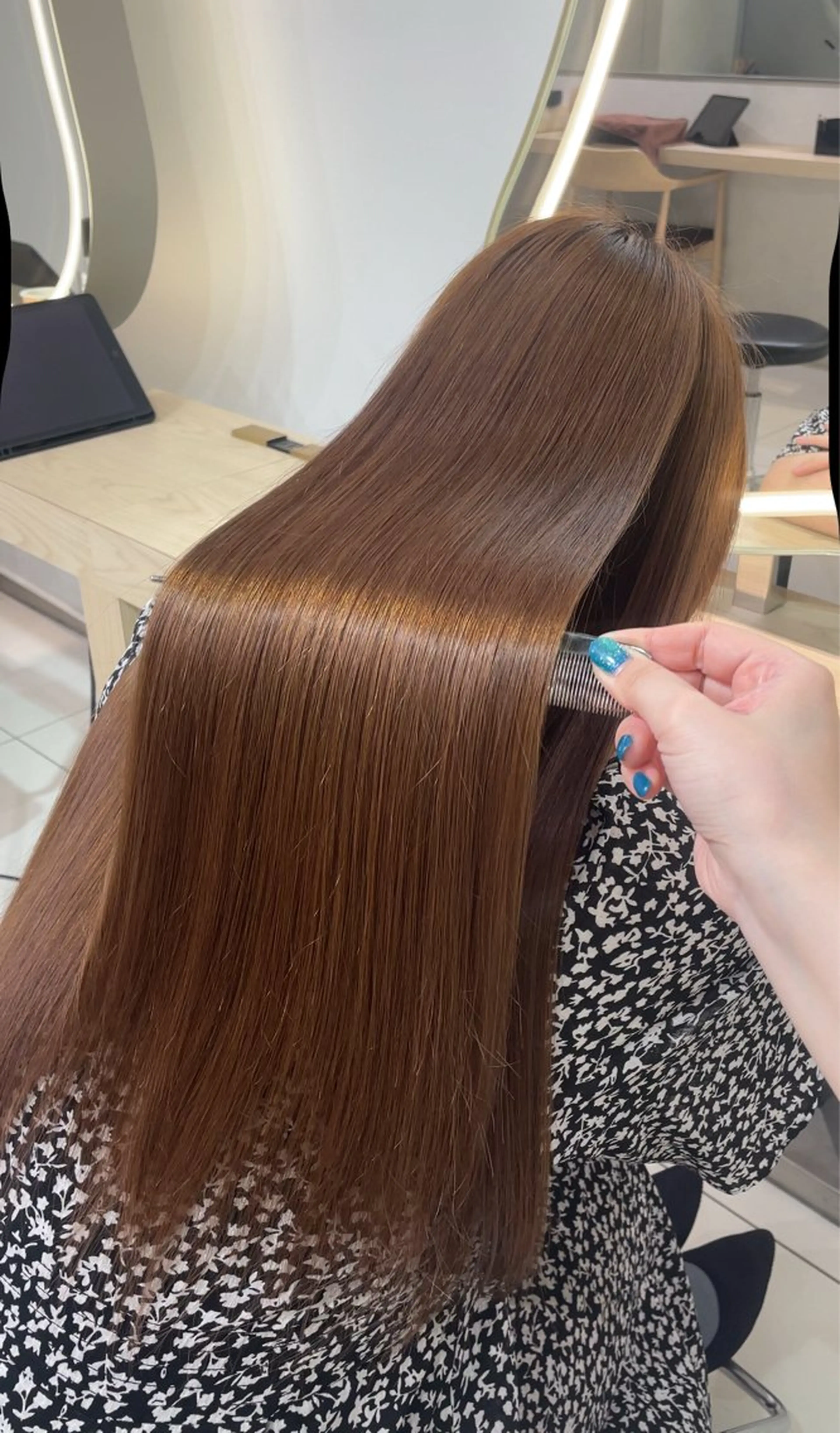 ロング 🔮韓国スタイル/艶 カラー/あやか🔮のヘアスタイル