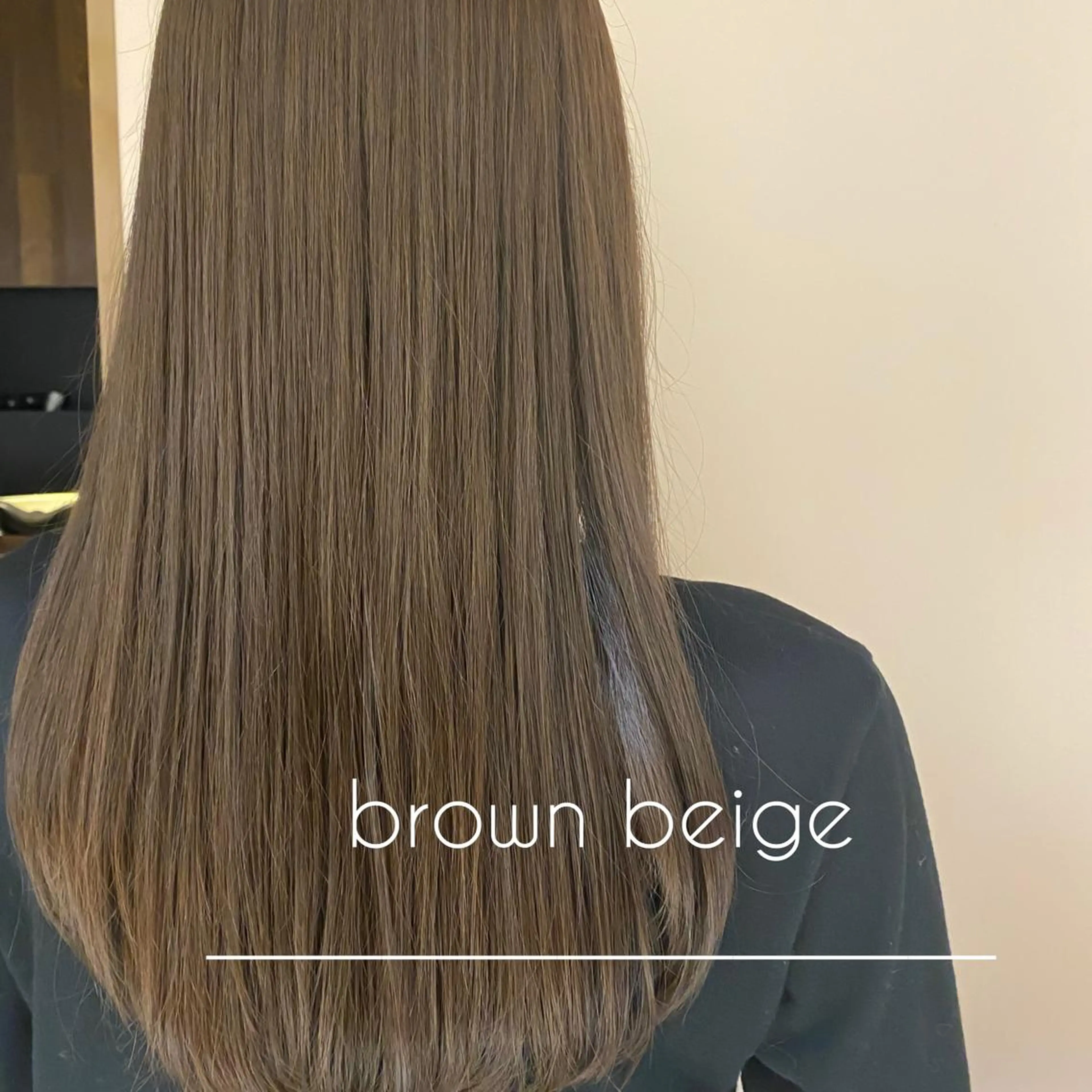 セミロング カラー ベージュカラー ブラウンカラー ブラウンベージュ 🍼顔周りカット/ レイヤー/小川華奈のヘアスタイル