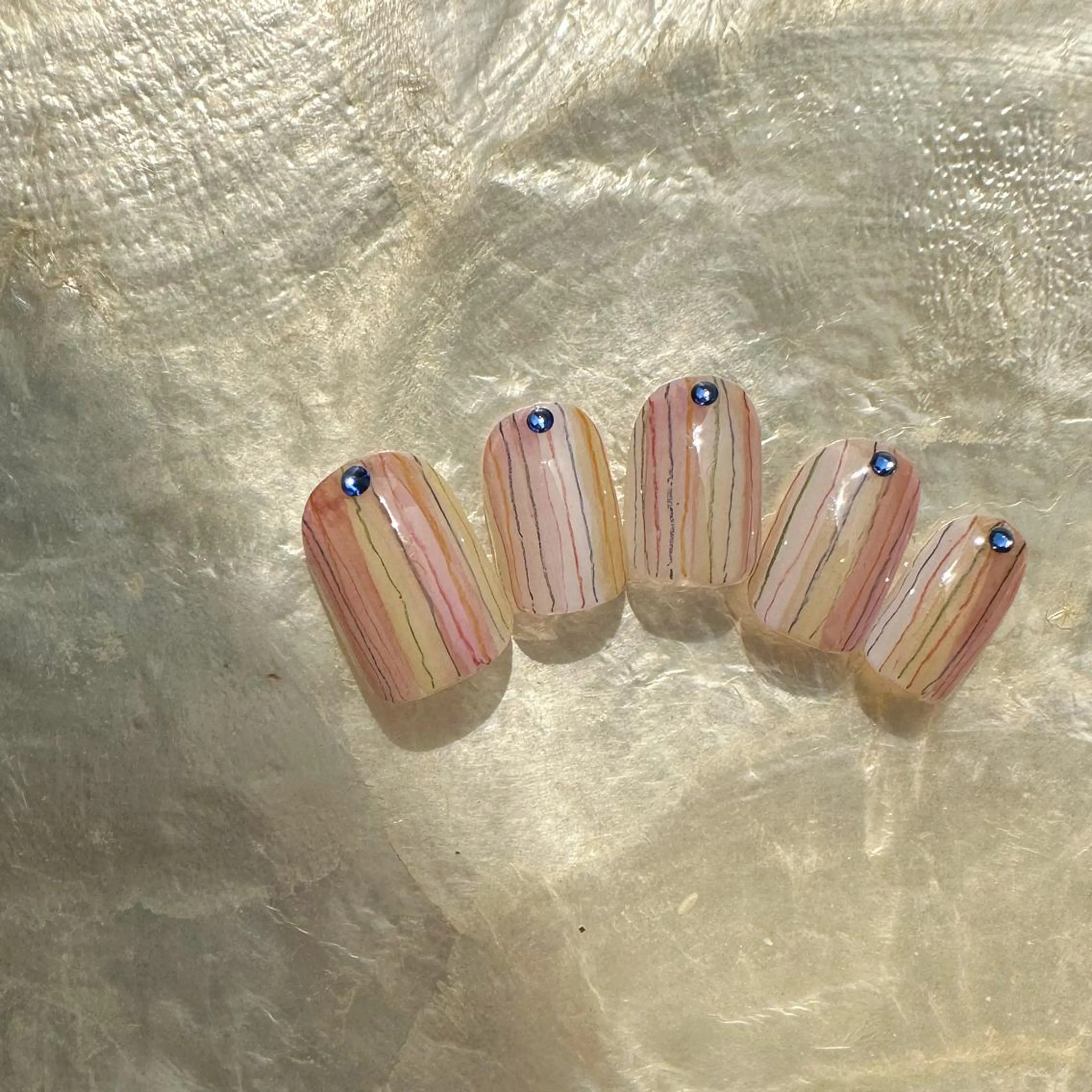 ネイル アートネイル 氷ネイル・うるうるネイル 韓国ネイル ニュアンスネイル 春ネイル 🪞KAPE NAIL 🪞のネイルデザイン