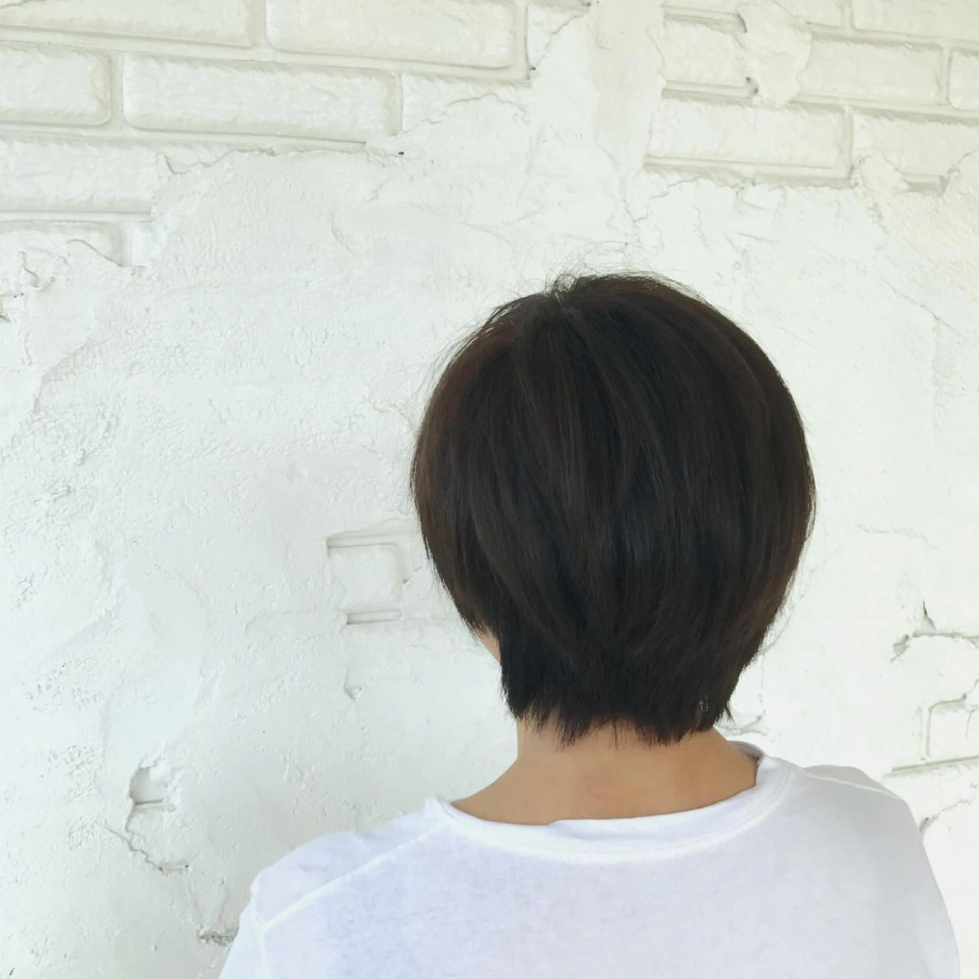 ショート カラー グレージュ 【髪質改善】 夏目結以のヘアスタイル