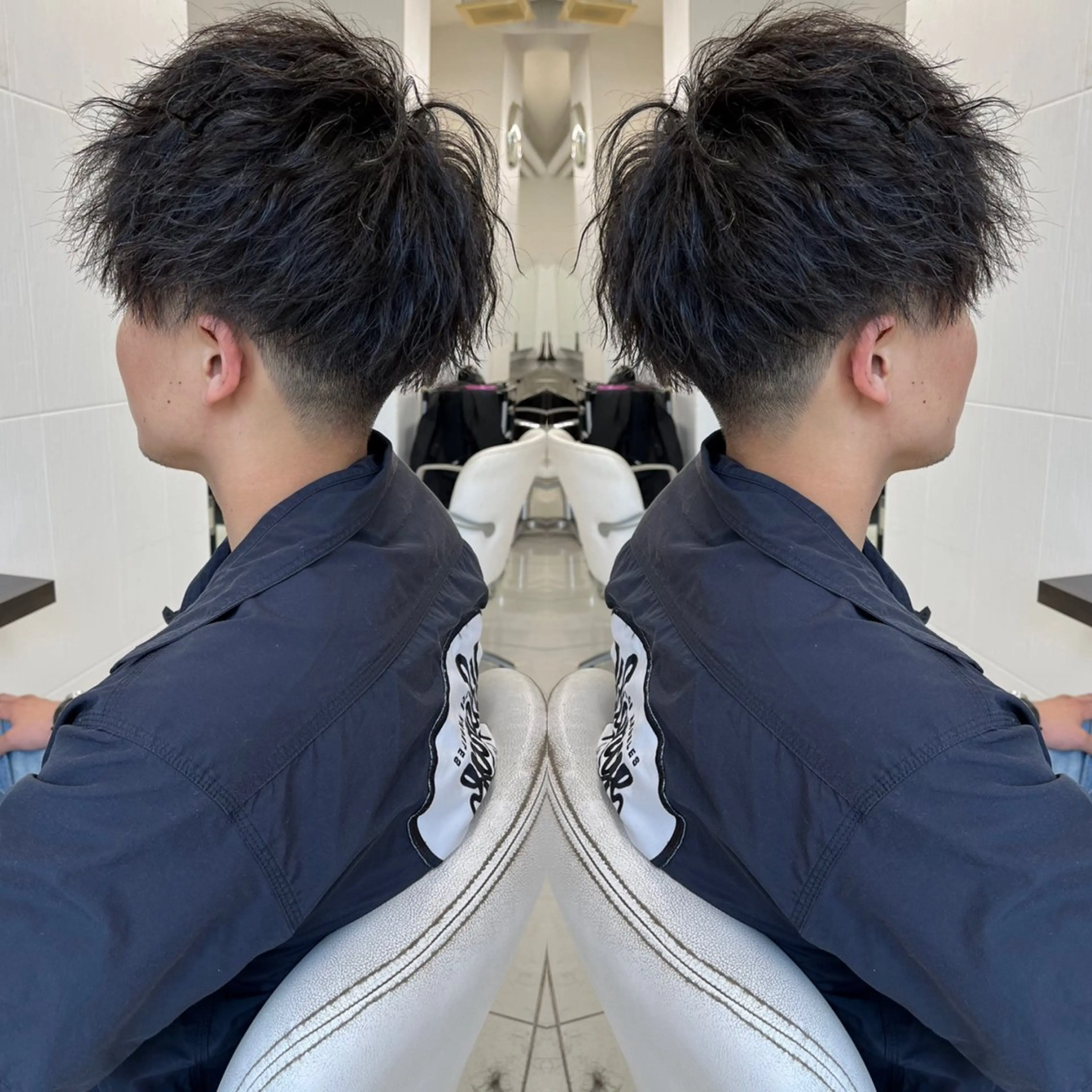 ショート パーマ メンズ カット パーマ ハタケヤマヨシキ ／BOOTHのヘアスタイル