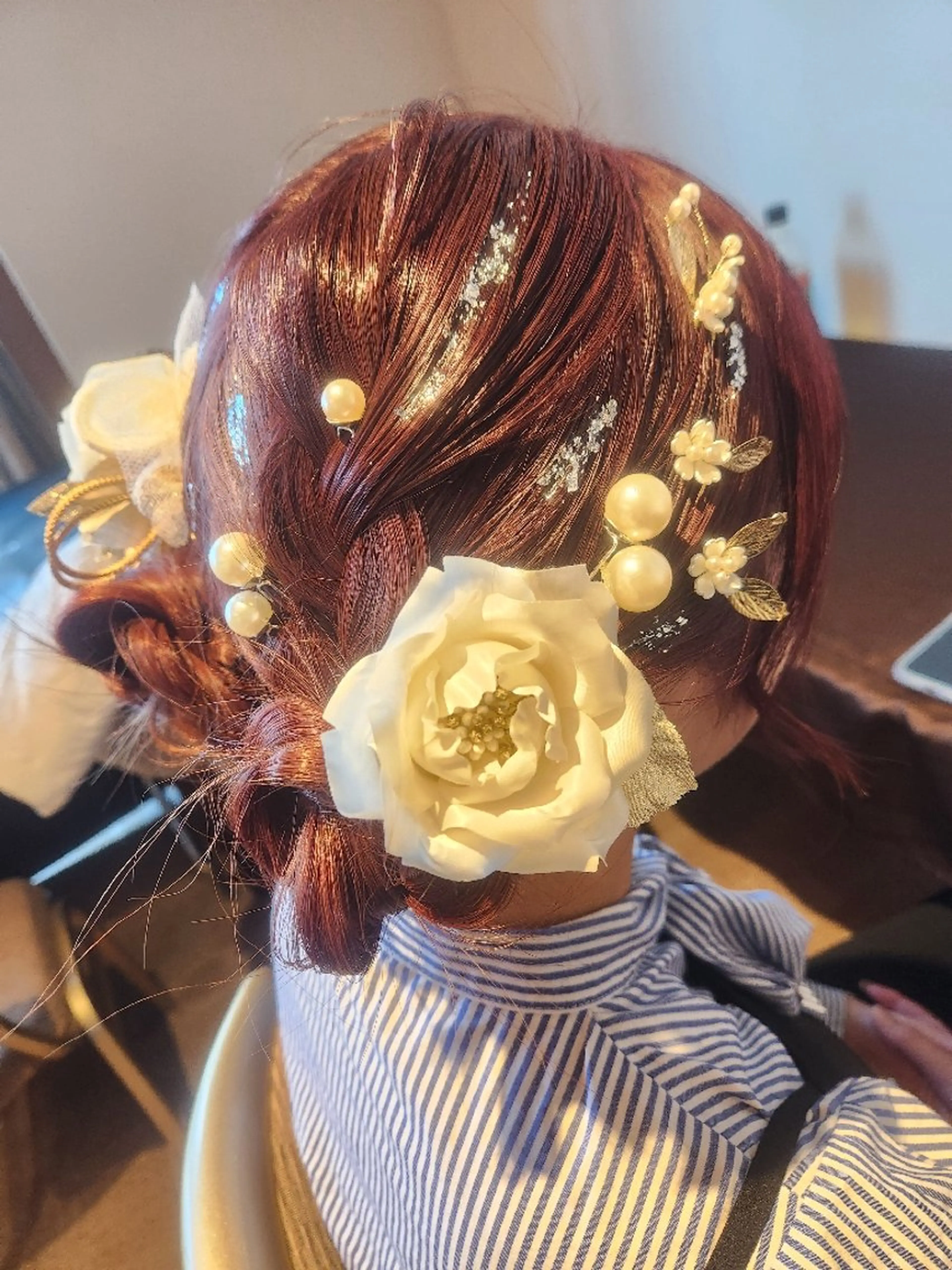 ミディアム ヘアアレンジ 成人式 サロンソレイユ(マツ エク/ヘアセット)の眉毛・アイブロウイメージ