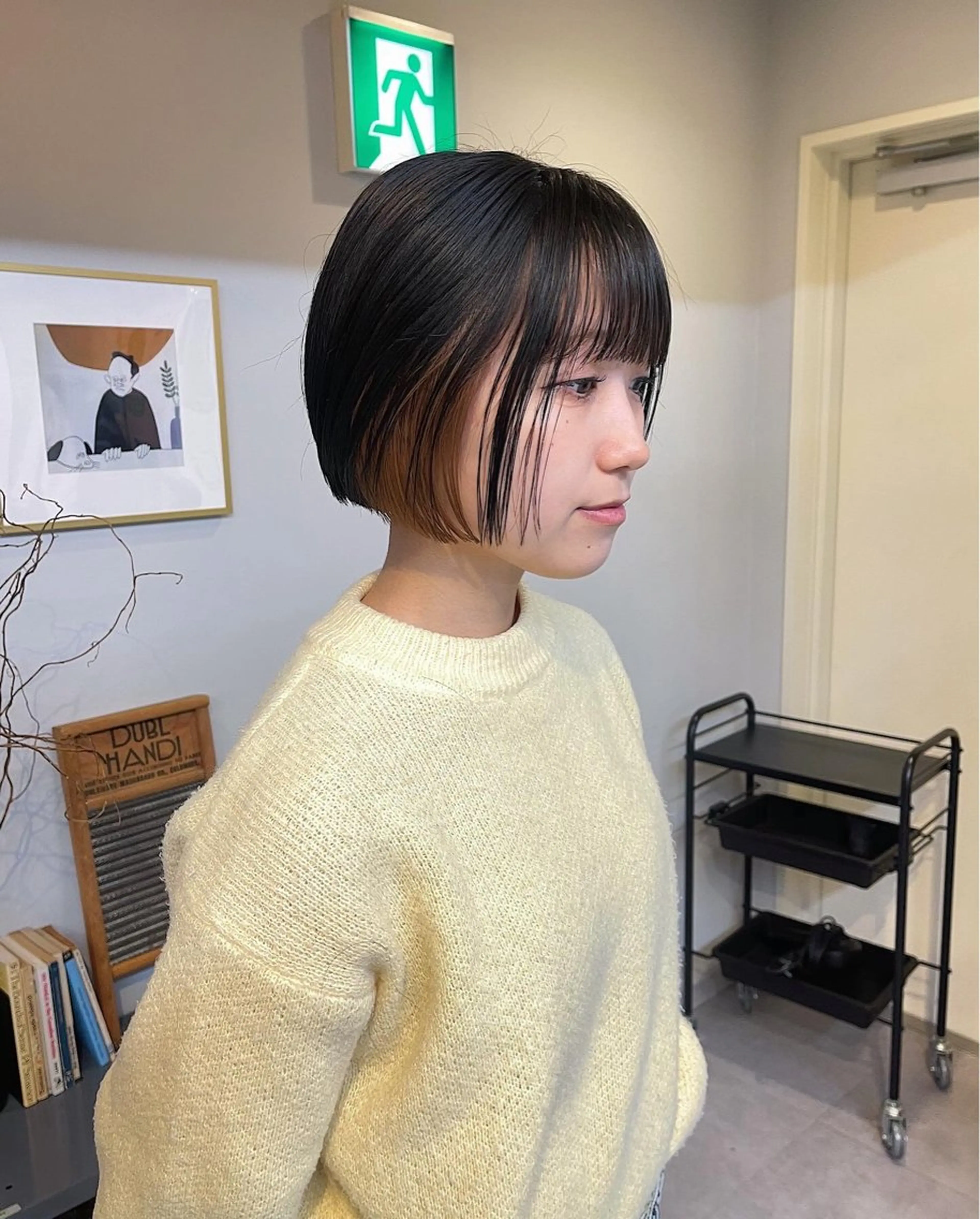 ショート カラー ブリーチ イヤリングカラー ボブ カット ヘアカラー トリートメント ヘアセット MEY HAIR / CURLYS所属・丁寧なカウンセリング 🌿KENTA🌿のヘアスタイル