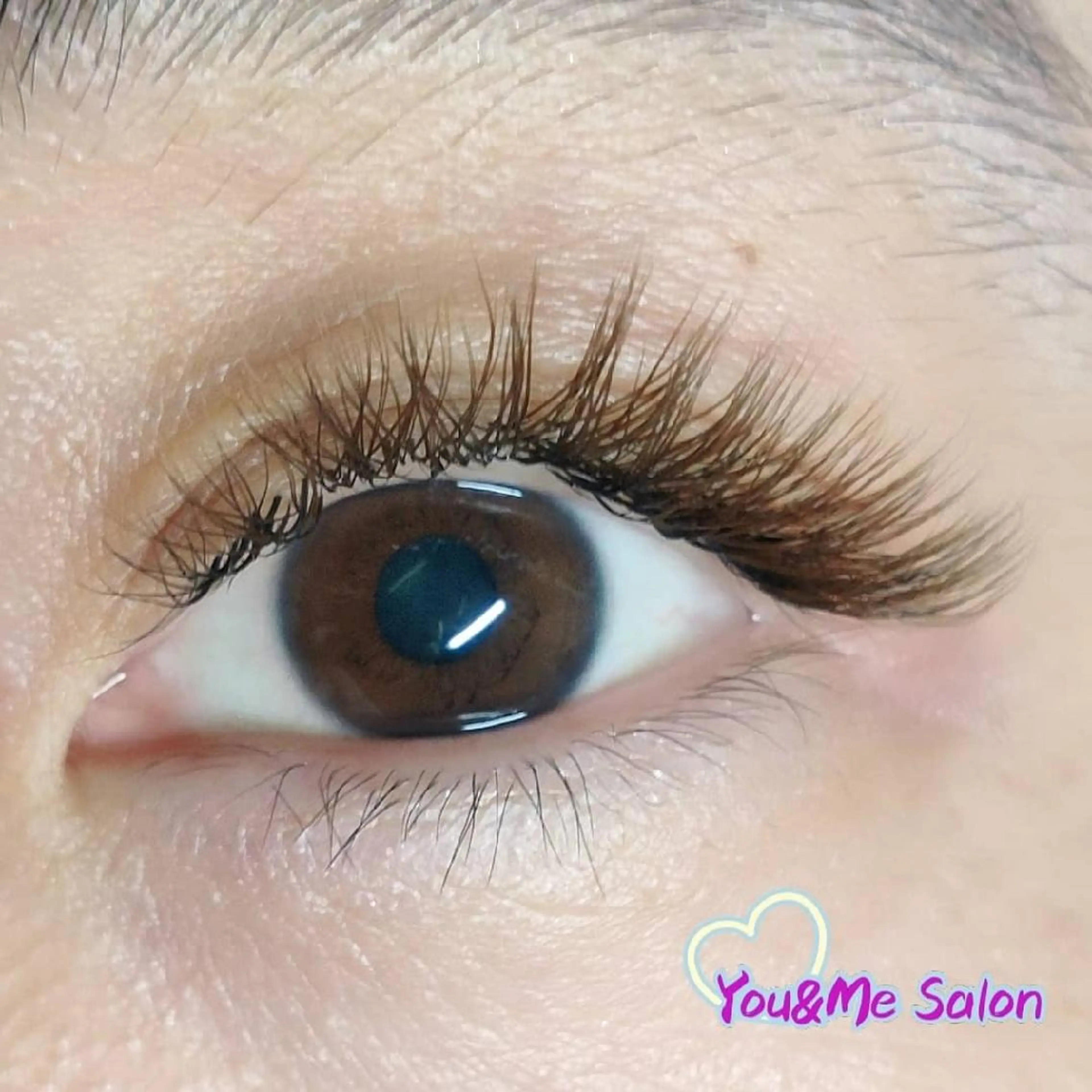 マツエク・マツパ ブラウンラッシュ カラーマツエク eyelashsalon YOU&ME所属・♥️YOU&ME♥️ マスミのマツエク・マツパデザイン