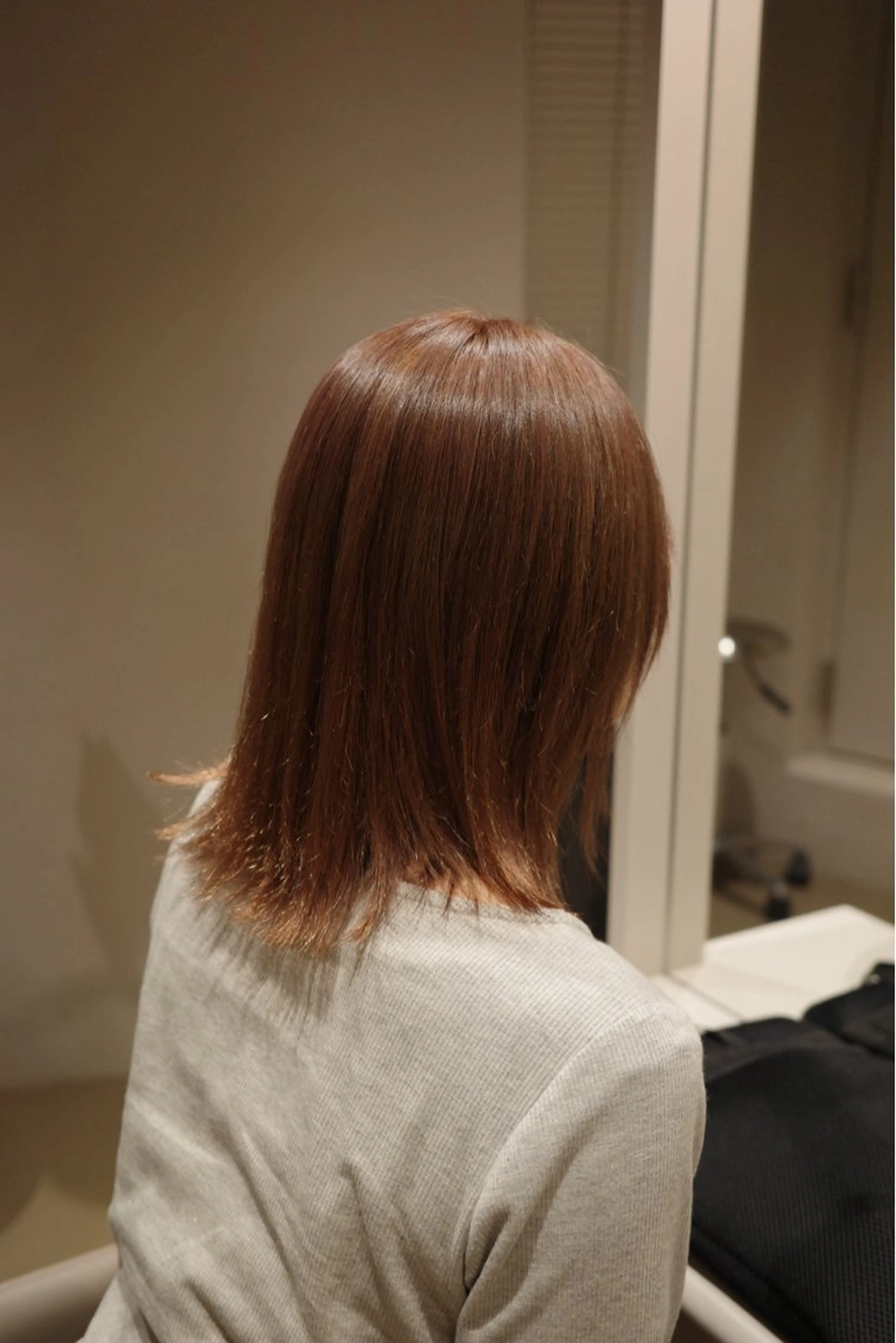 ミディアム カラー 住谷 ゆりなのヘアスタイル