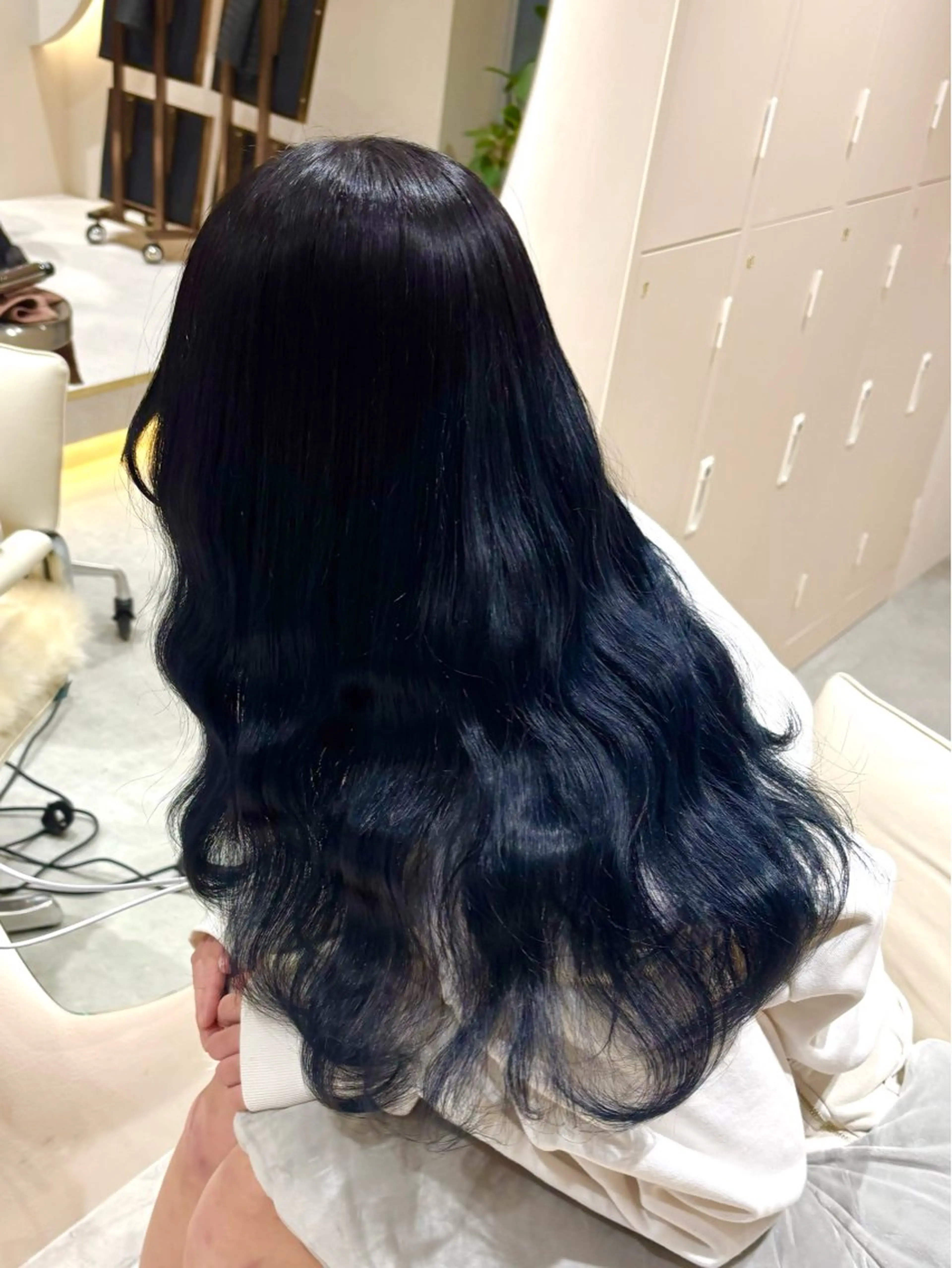 ロング ヘアカラー ヘアセット☆ 髪質改善カラー☆まいのヘアスタイル
