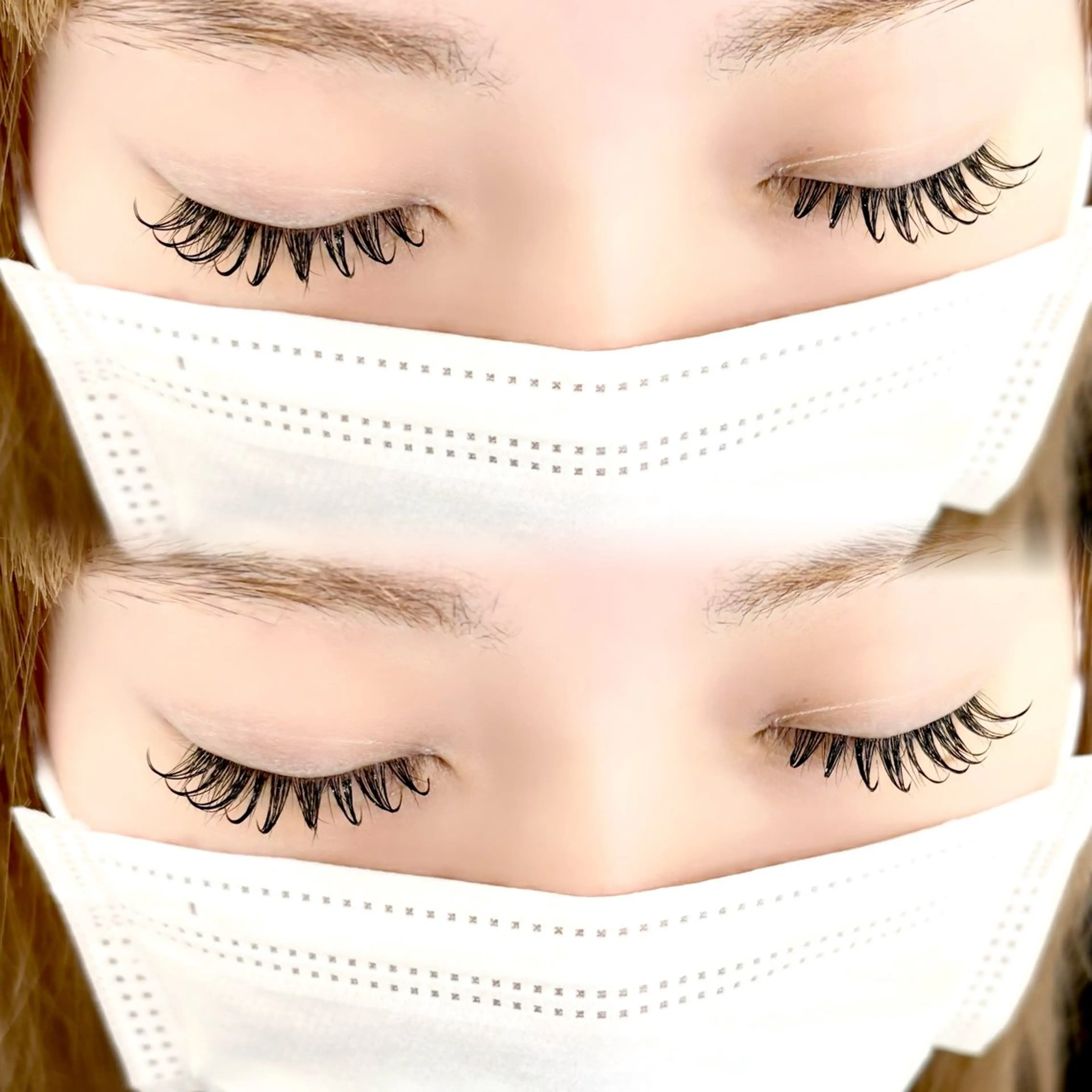 マツエク・マツパ 束感まつ毛 フラットラッシュ 韓国風マツエク ナチュラル まつげパーマ マツエク CLUTCH🫧 ayanoのマツエク・マツパデザイン