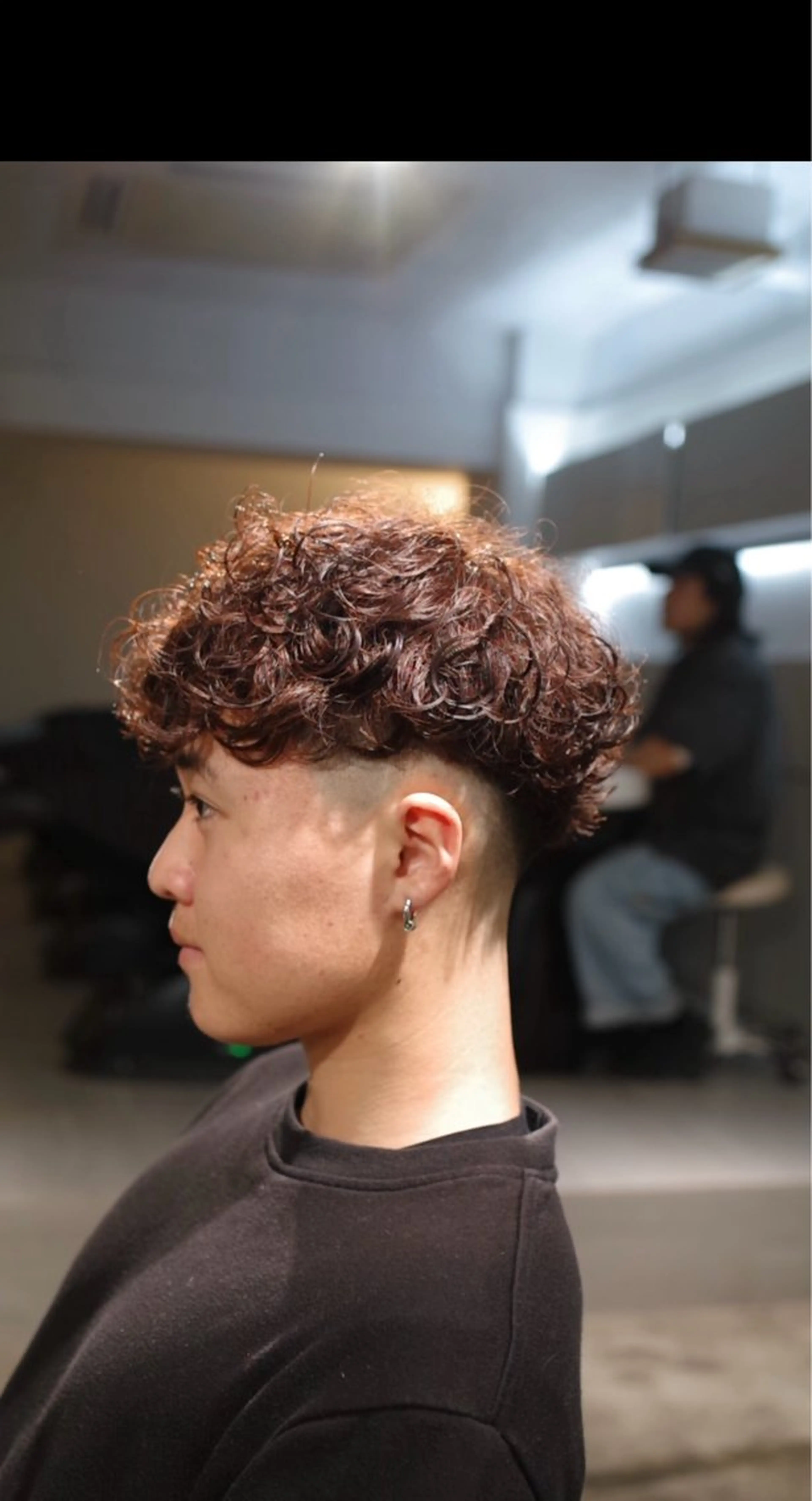 カラー パーマ メンズ スペインカール カット パーマ メンズパーマ 特化/中川拓也のヘアスタイル