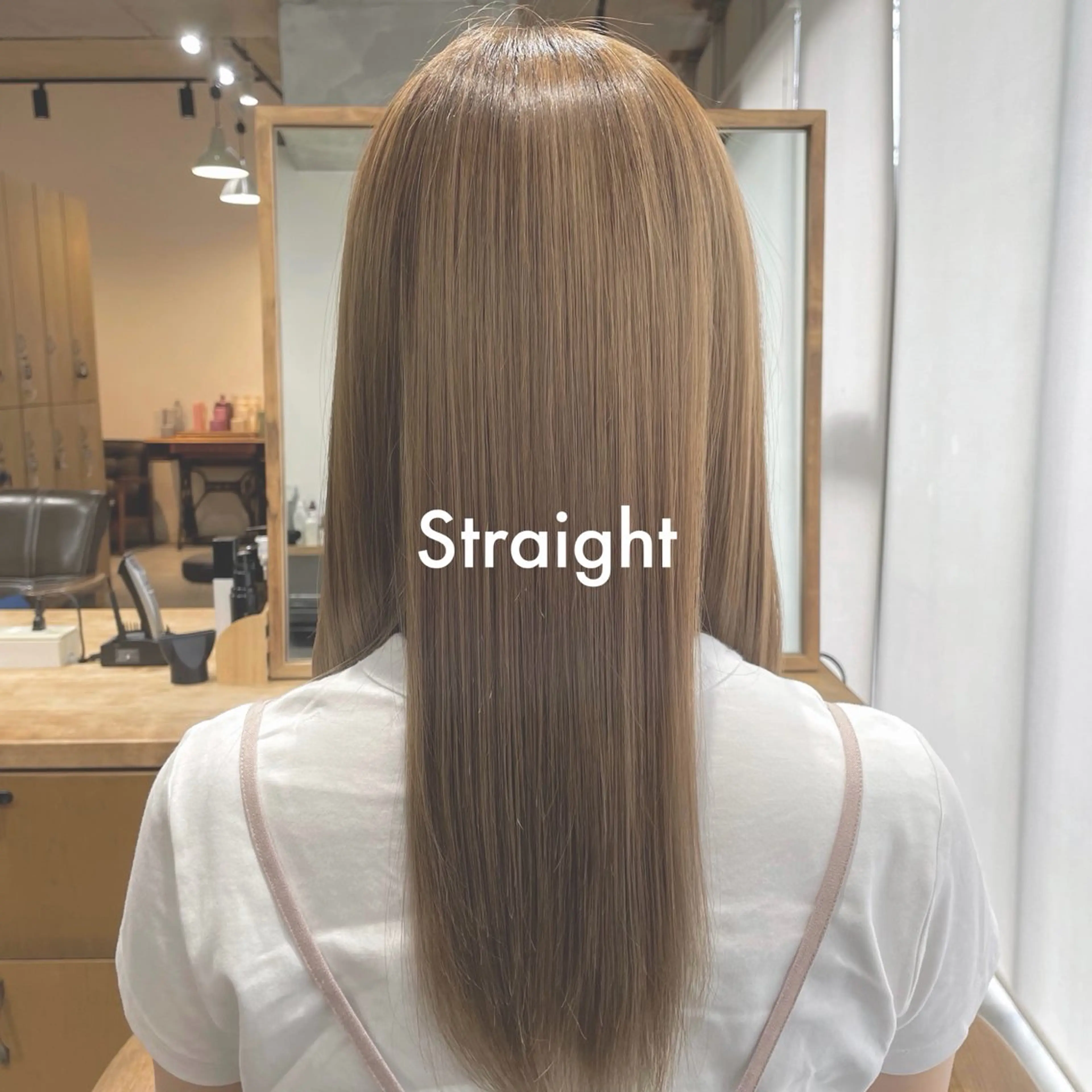 ロング 縮毛矯正 トリートメント Eri 🌿透明感・艶カラーのヘアスタイル