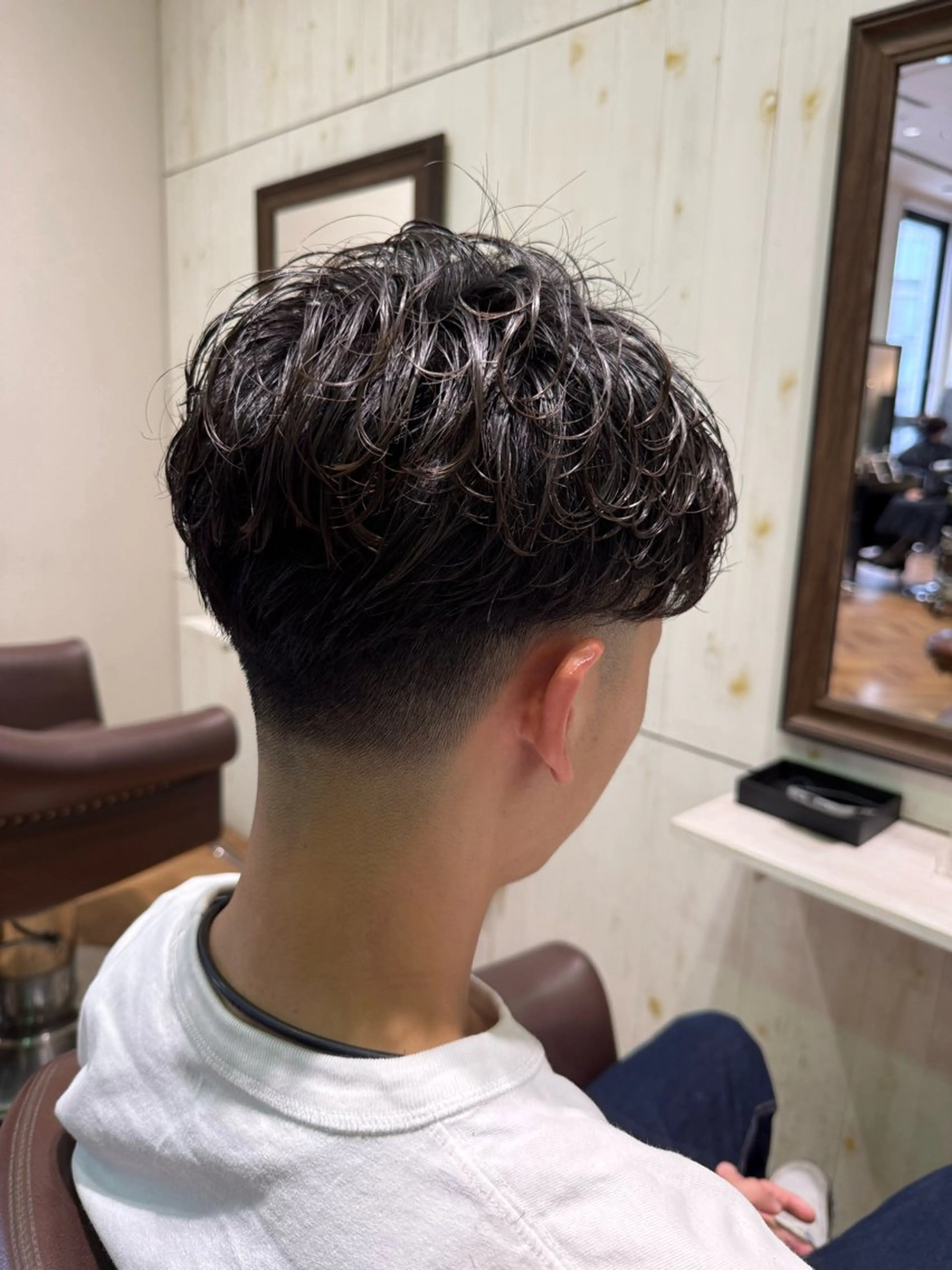 ショート メンズ メンズパーマ 溝口 槙里也のヘアスタイル