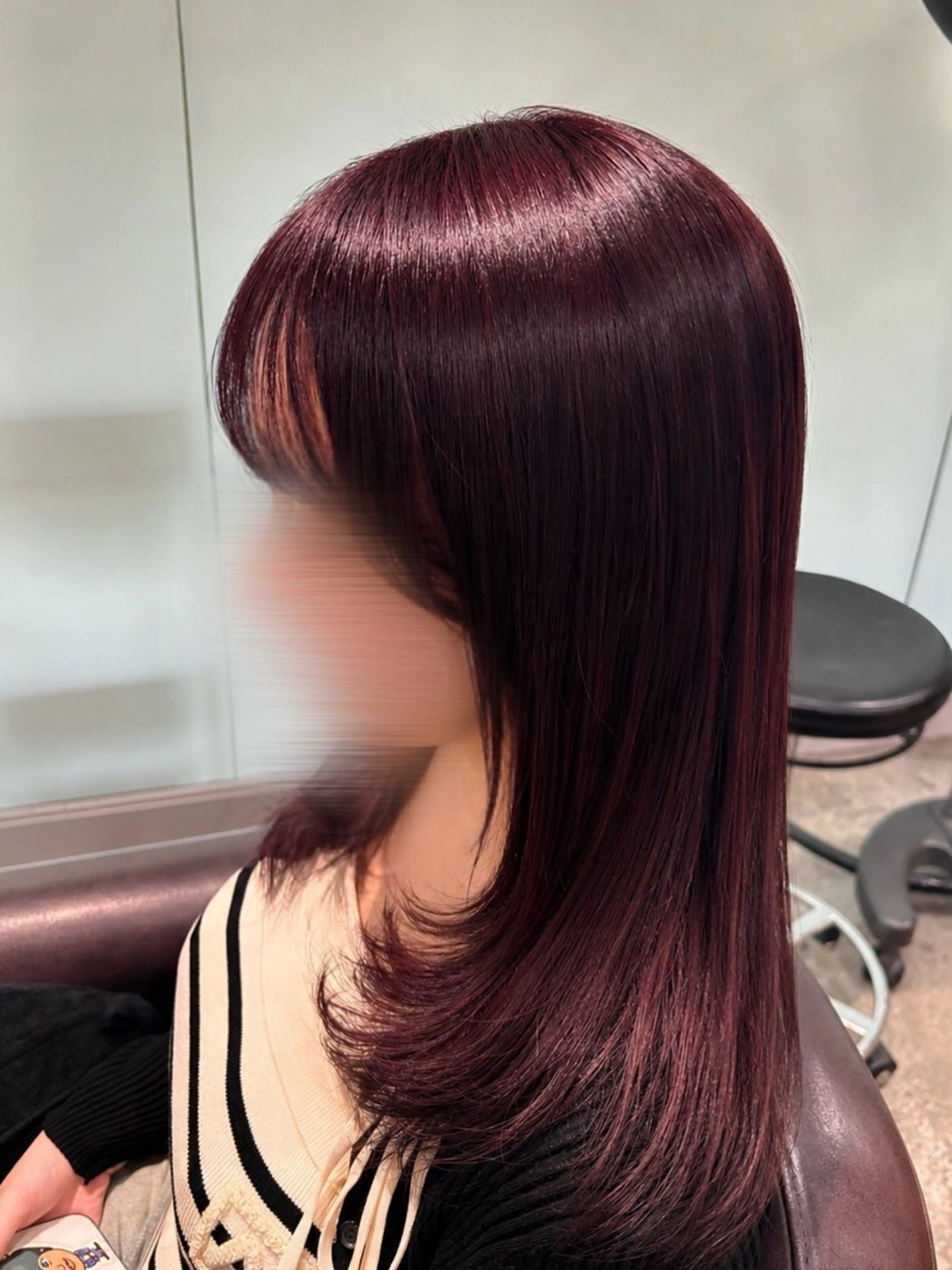 ロング カラー sweep ひなのヘアスタイル