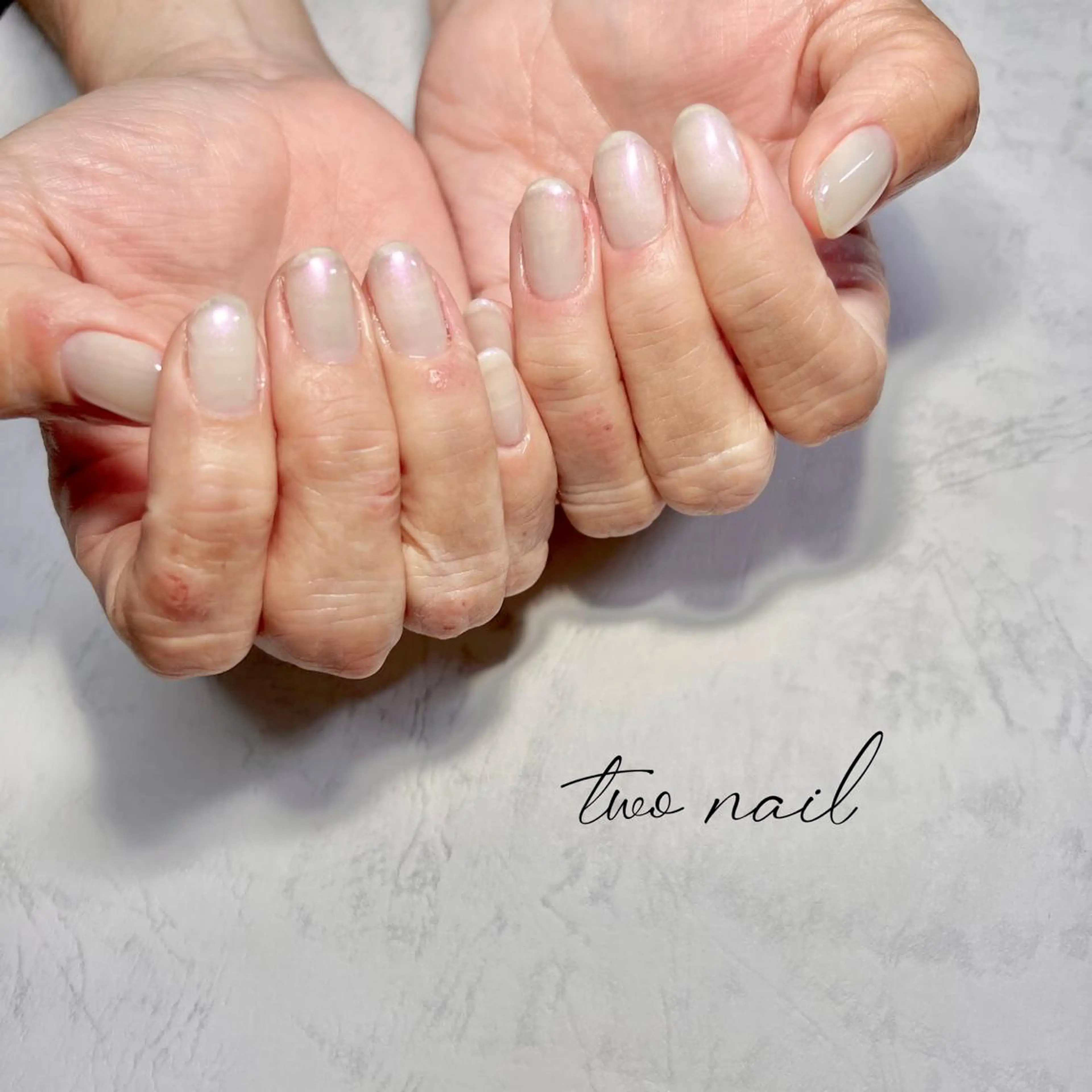 ネイル アートネイル オーロラネイル フットネイル ハート ニュアンスネイル ハンドネイル two nailのネイルデザイン