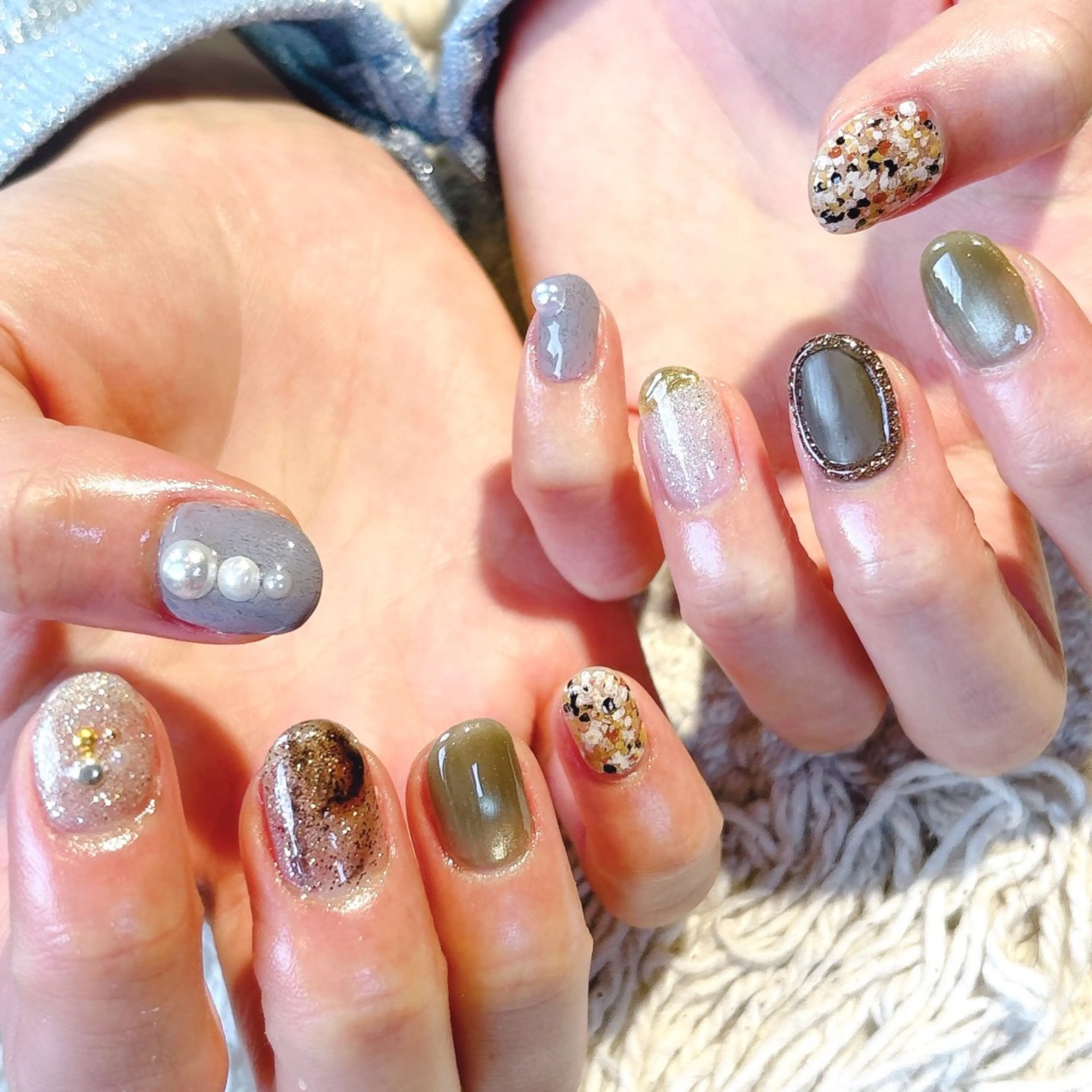 ネイル ハンドネイル megu  / sōko nailのネイルデザイン