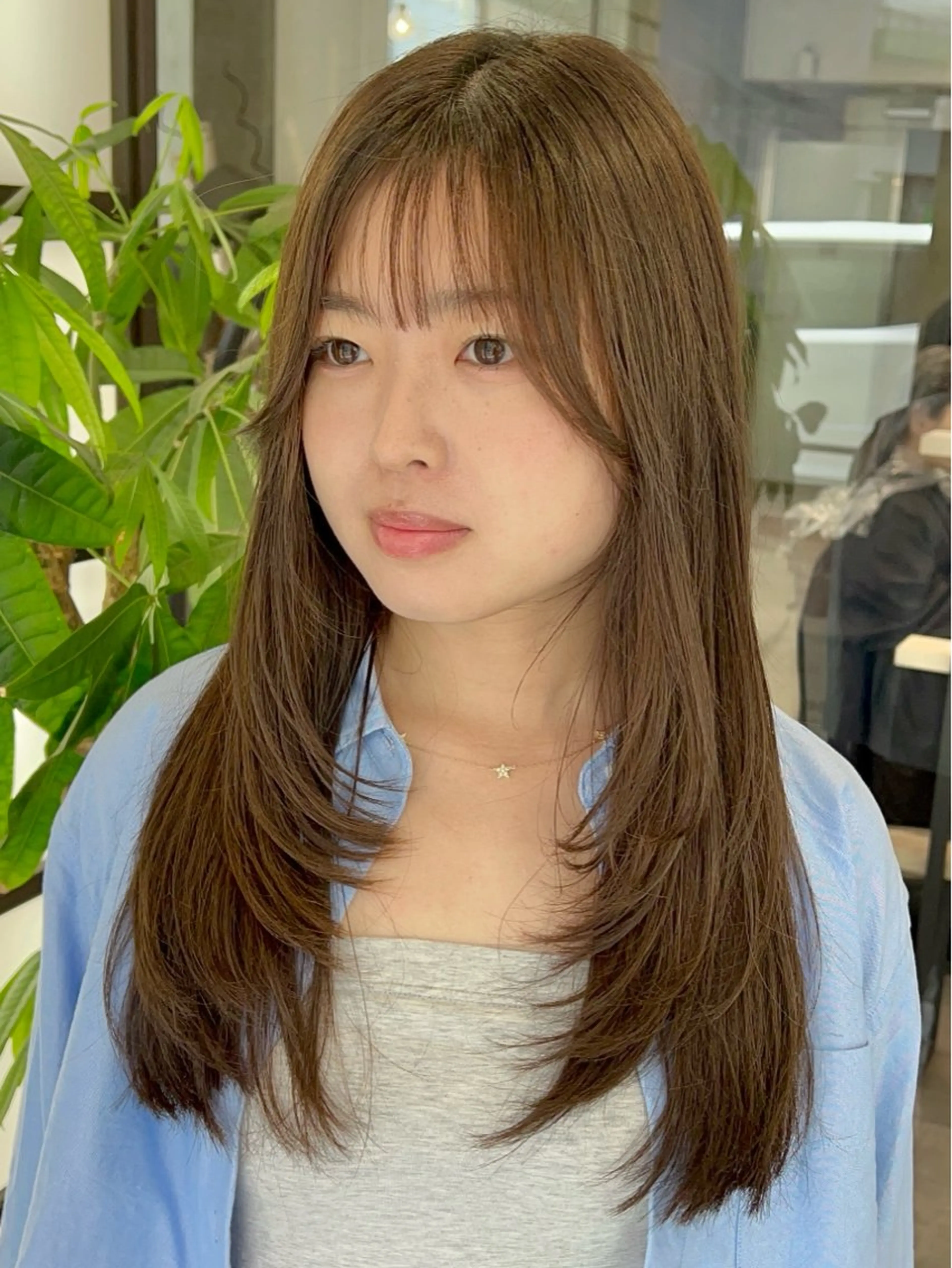 ロング カラー ブリーチ ダブルカラー イルミナカラー ブリーチなしカラー ボブ ヘアカラー トリートメント LUCK 本厚木店のヘアスタイル