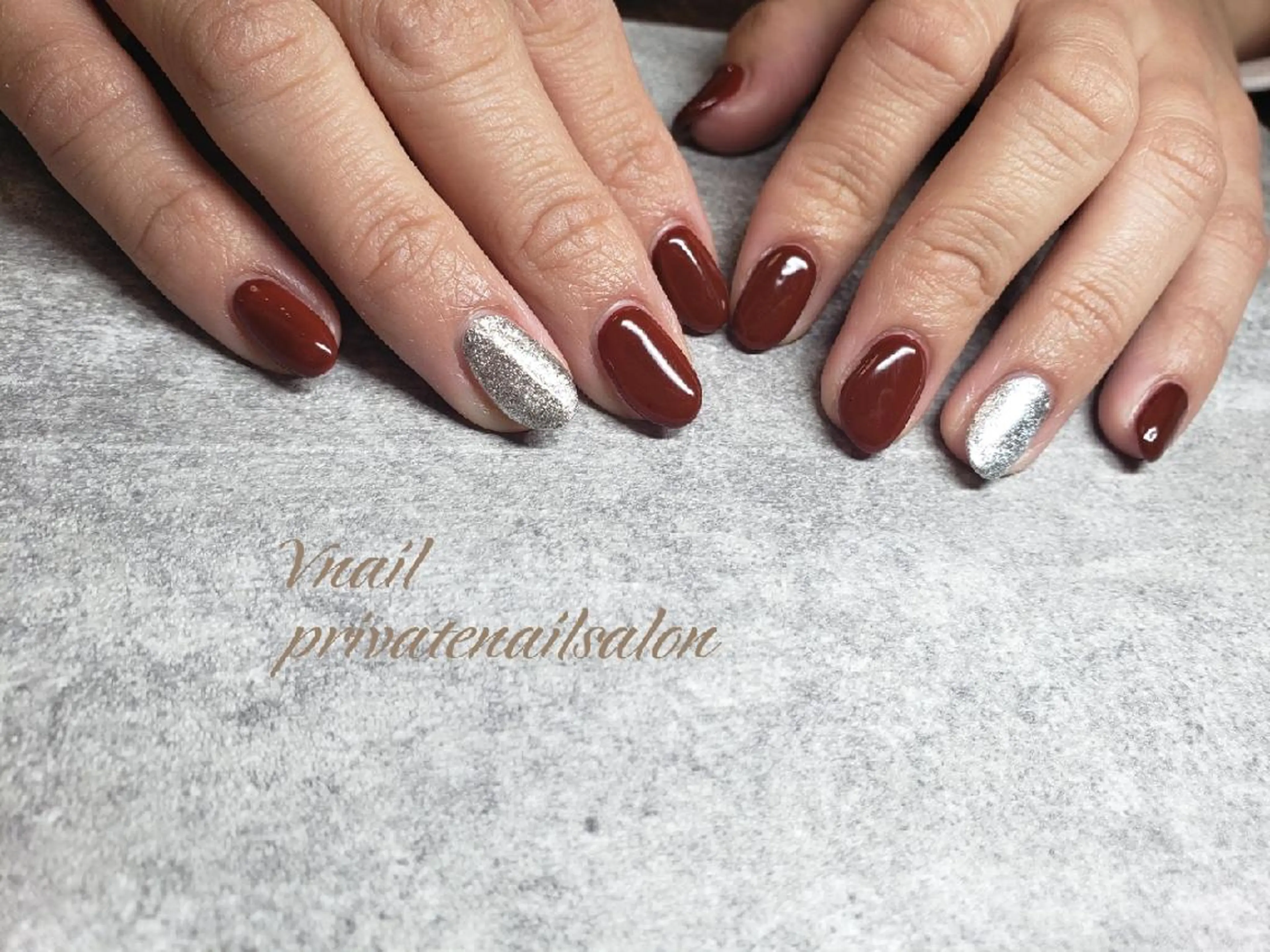 ネイル ラメ(グリッター) ラメグラデーション ワンカラーネイル ハンドネイル V. nailのネイルデザイン