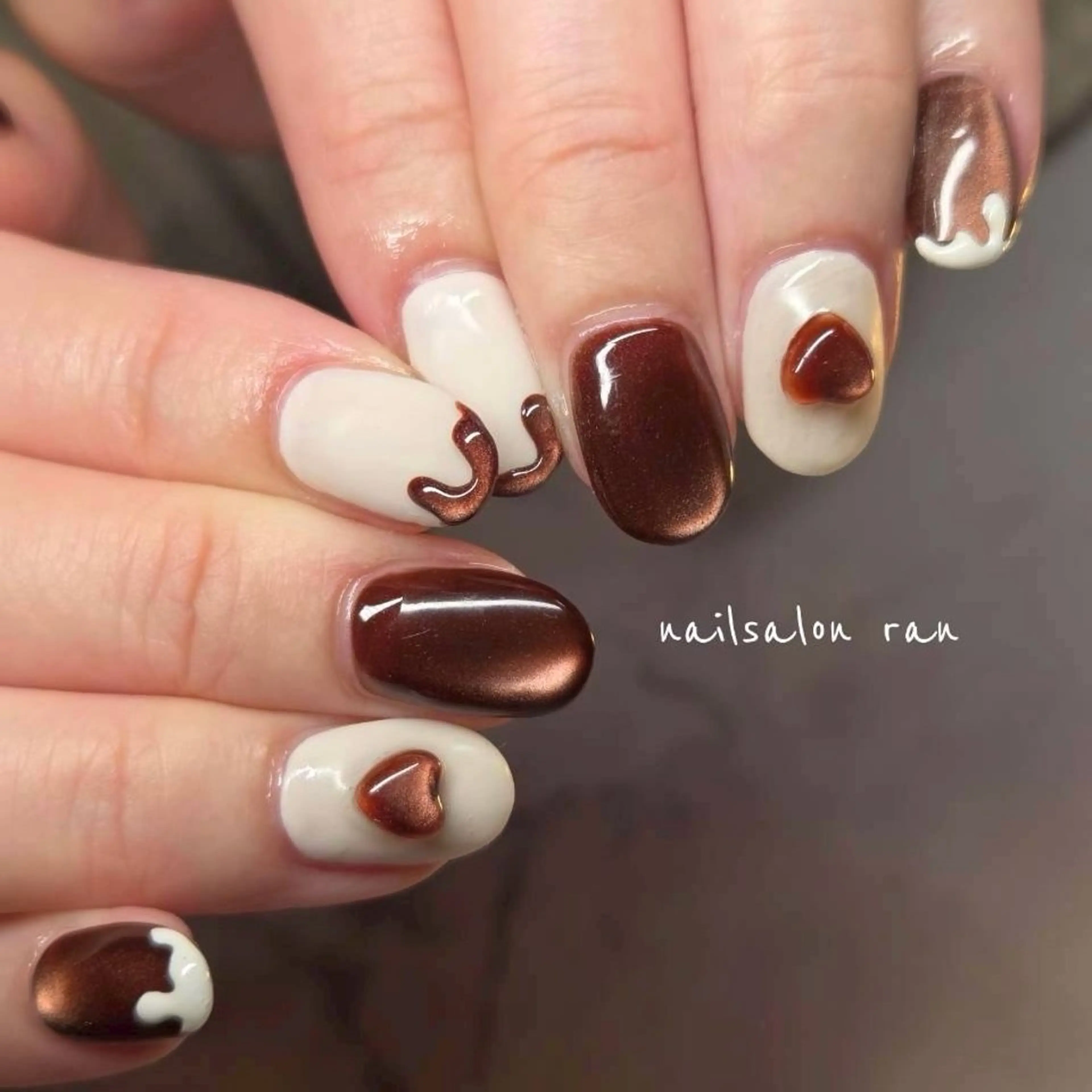 ネイル ハンドネイル ハンドケア nailsalon ranのネイルデザイン