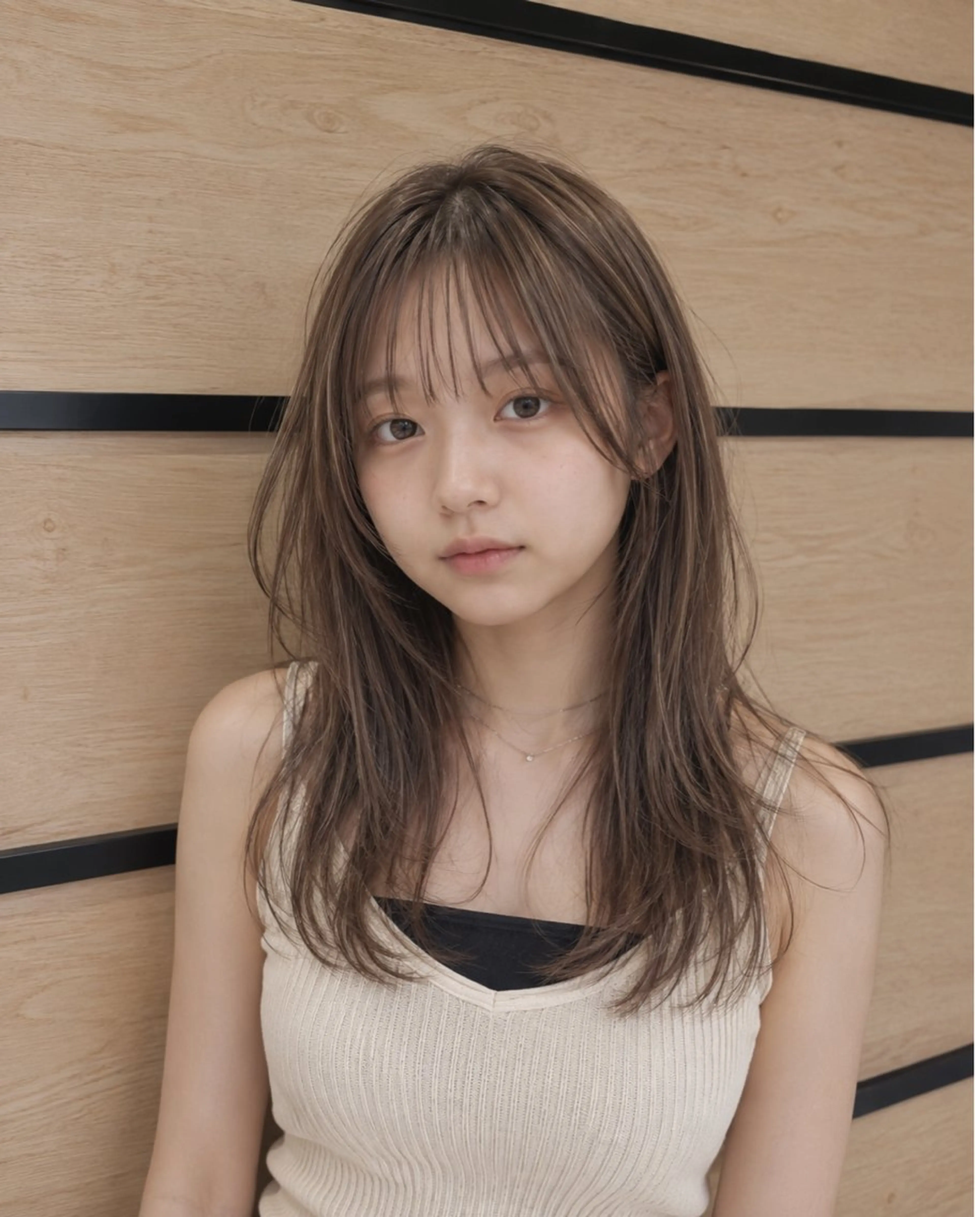 ロング 東 悠磨のヘアスタイル