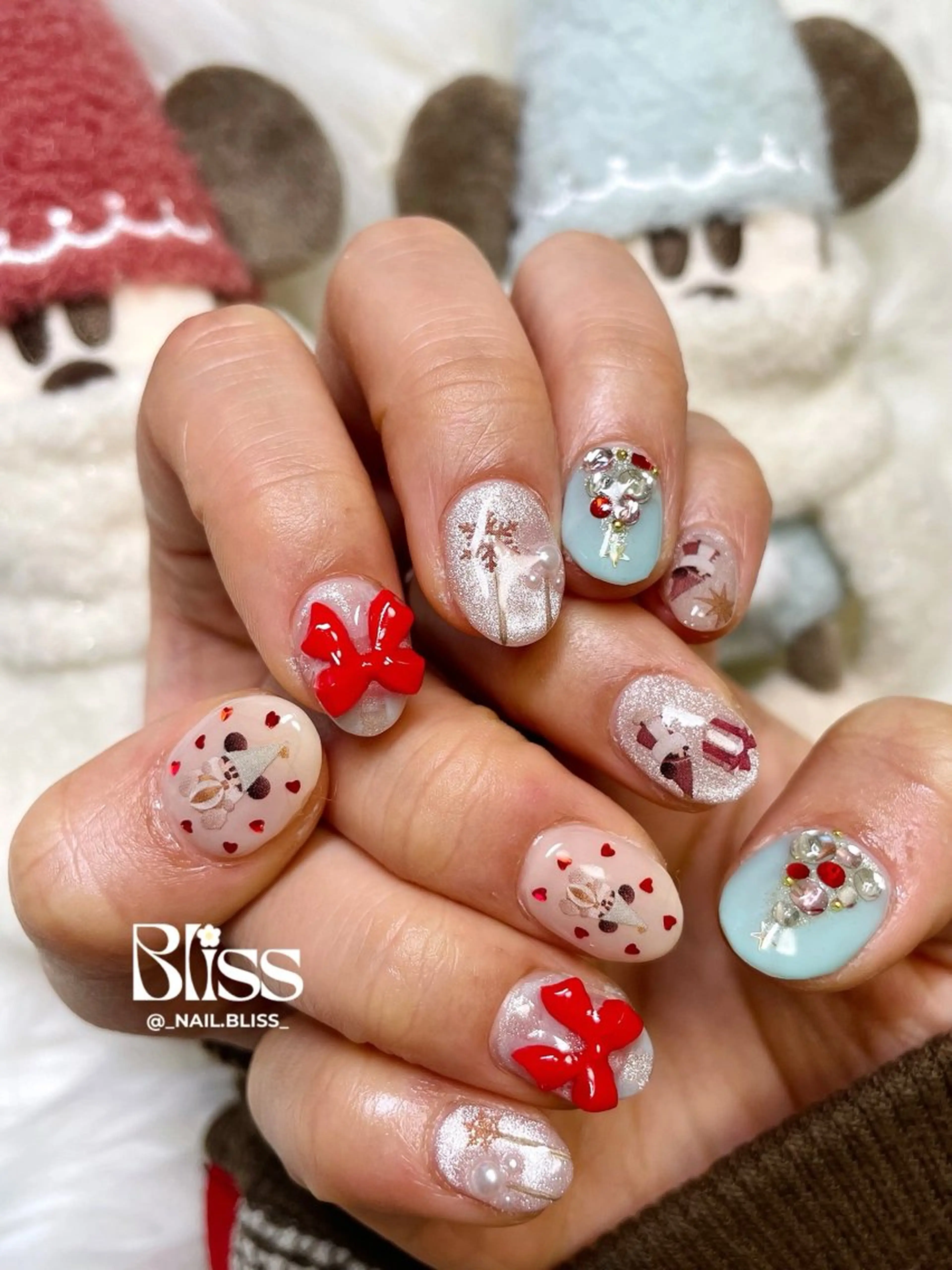 ネイル マグネットネイル ハンドネイル NAIL BLISSのネイルデザイン