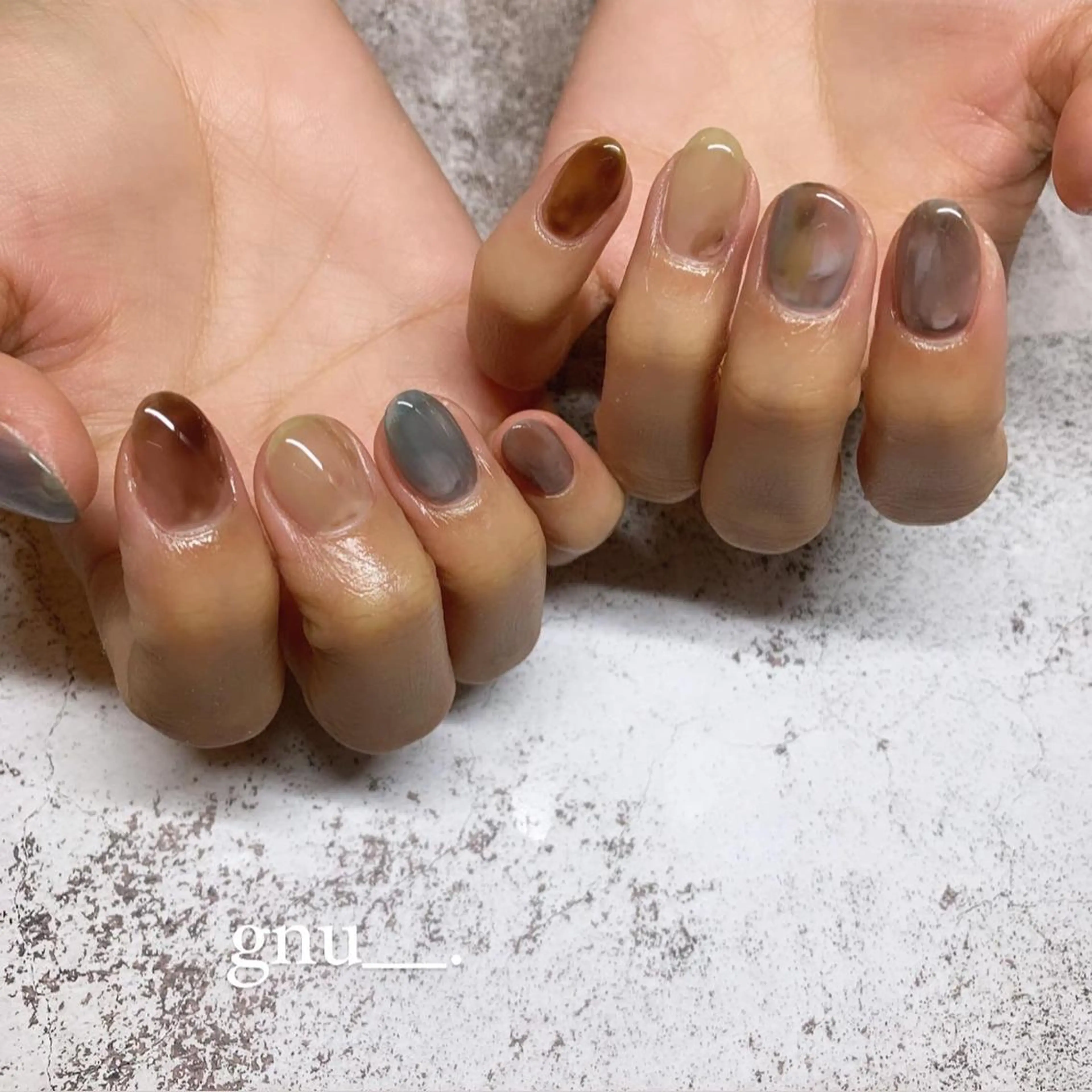 ネイル ハンドネイル gnu__. nailのネイルデザイン