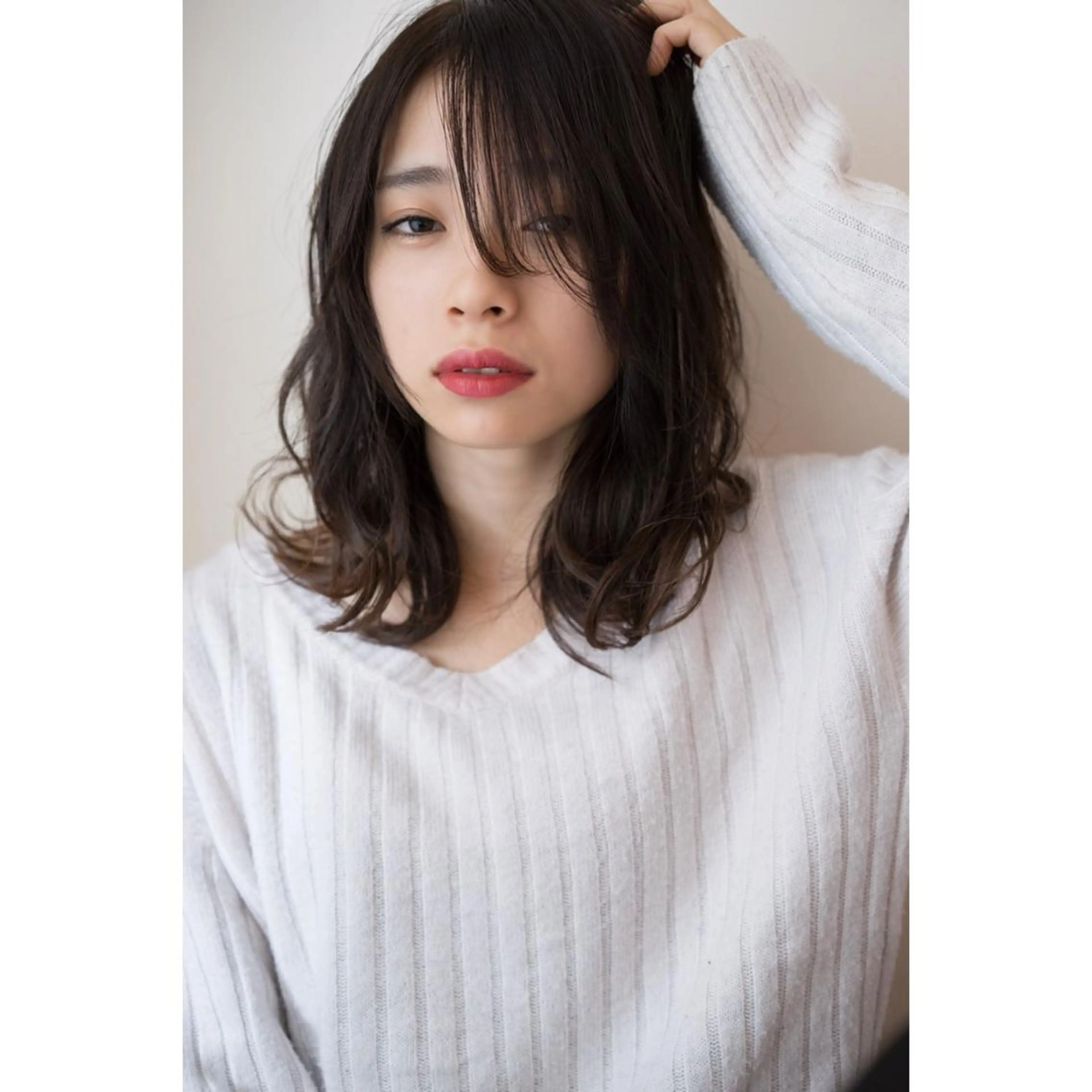 ミディアム カット パーマ トリートメント 黒崎 伸治のヘアスタイル