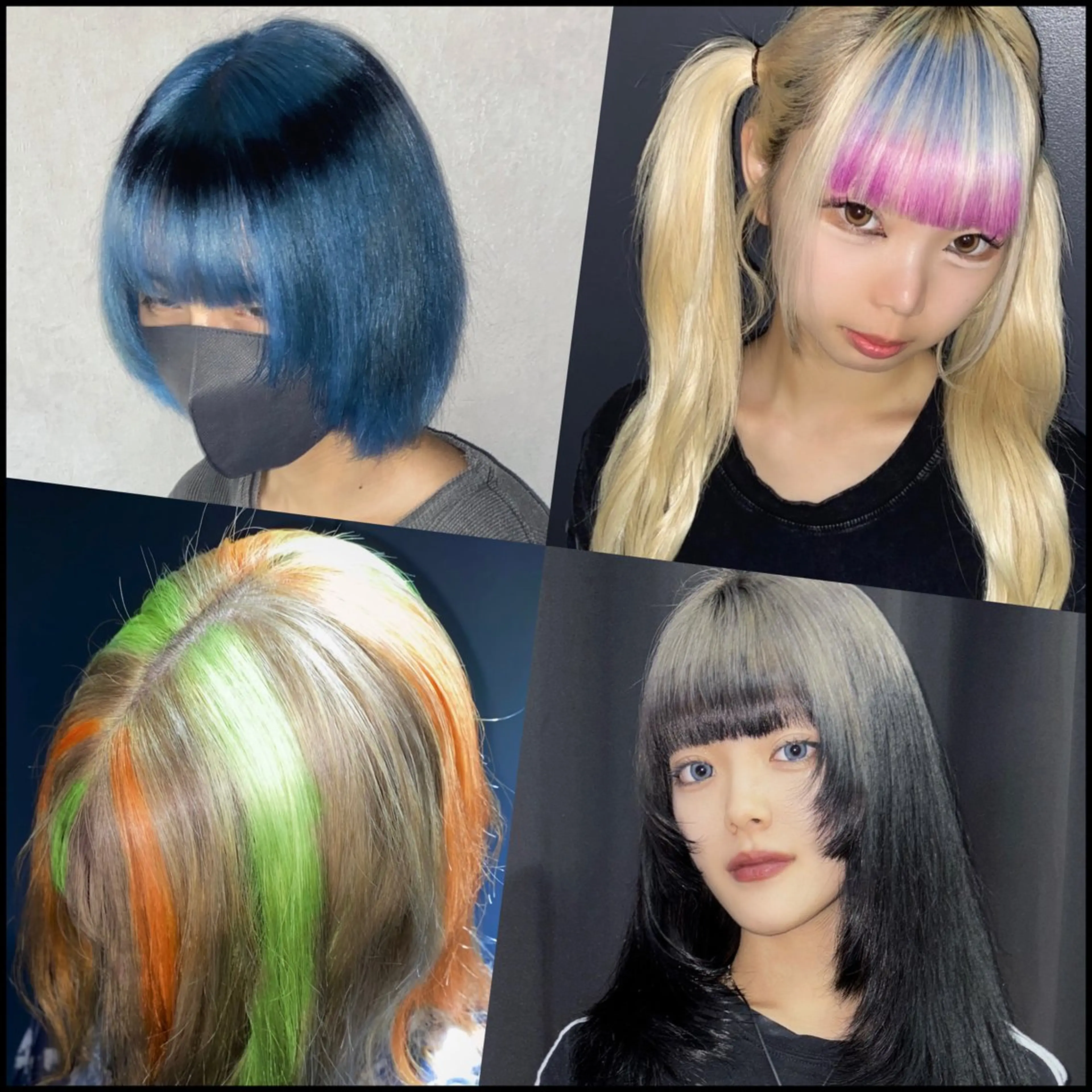 カラー デザインカラー ハイトーンカラー ヘアカラー ★デザインカラー ハイトーン ももか★のヘアスタイル