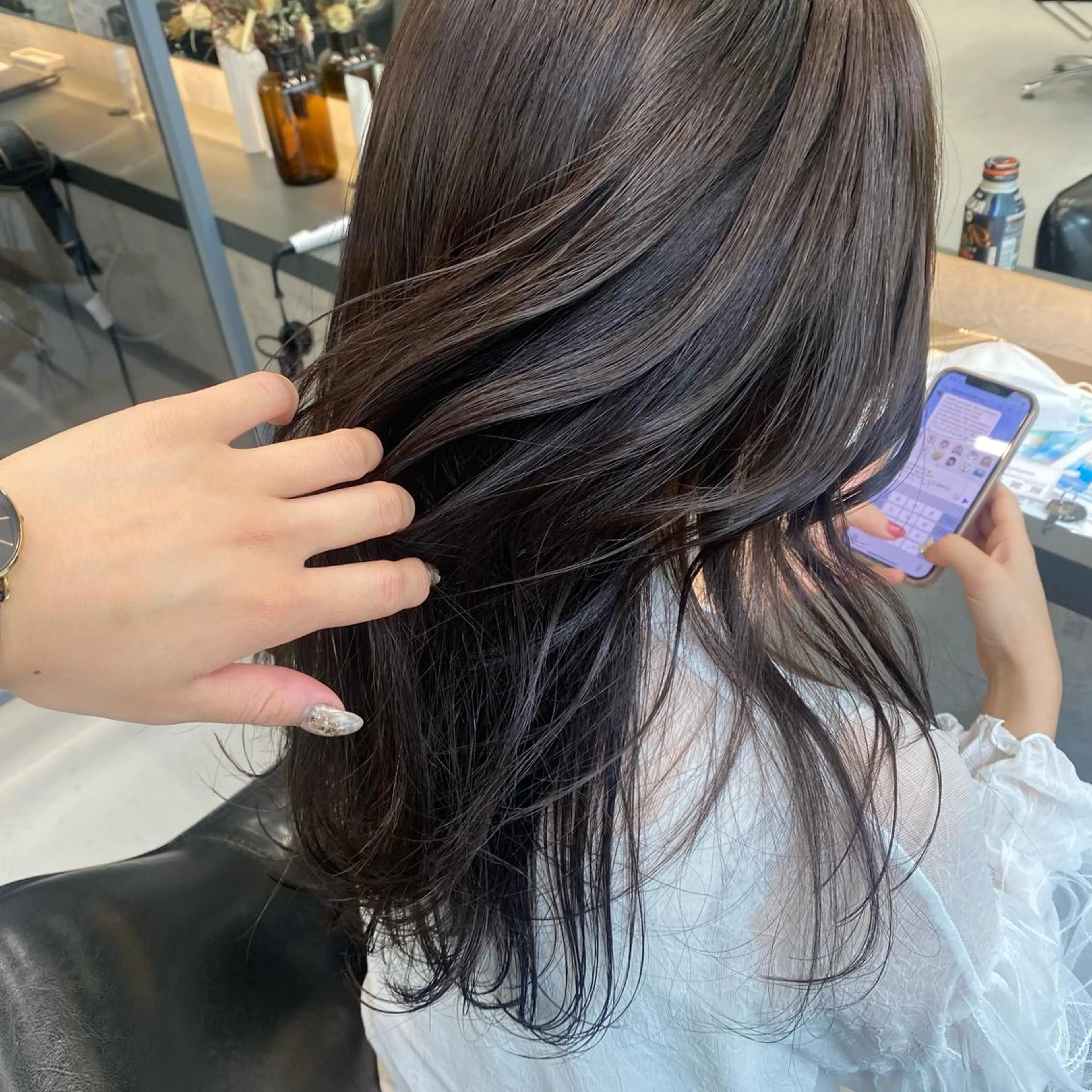 ロング カラー Misora/ボブ/ レイヤー/艶カラーのヘアスタイル