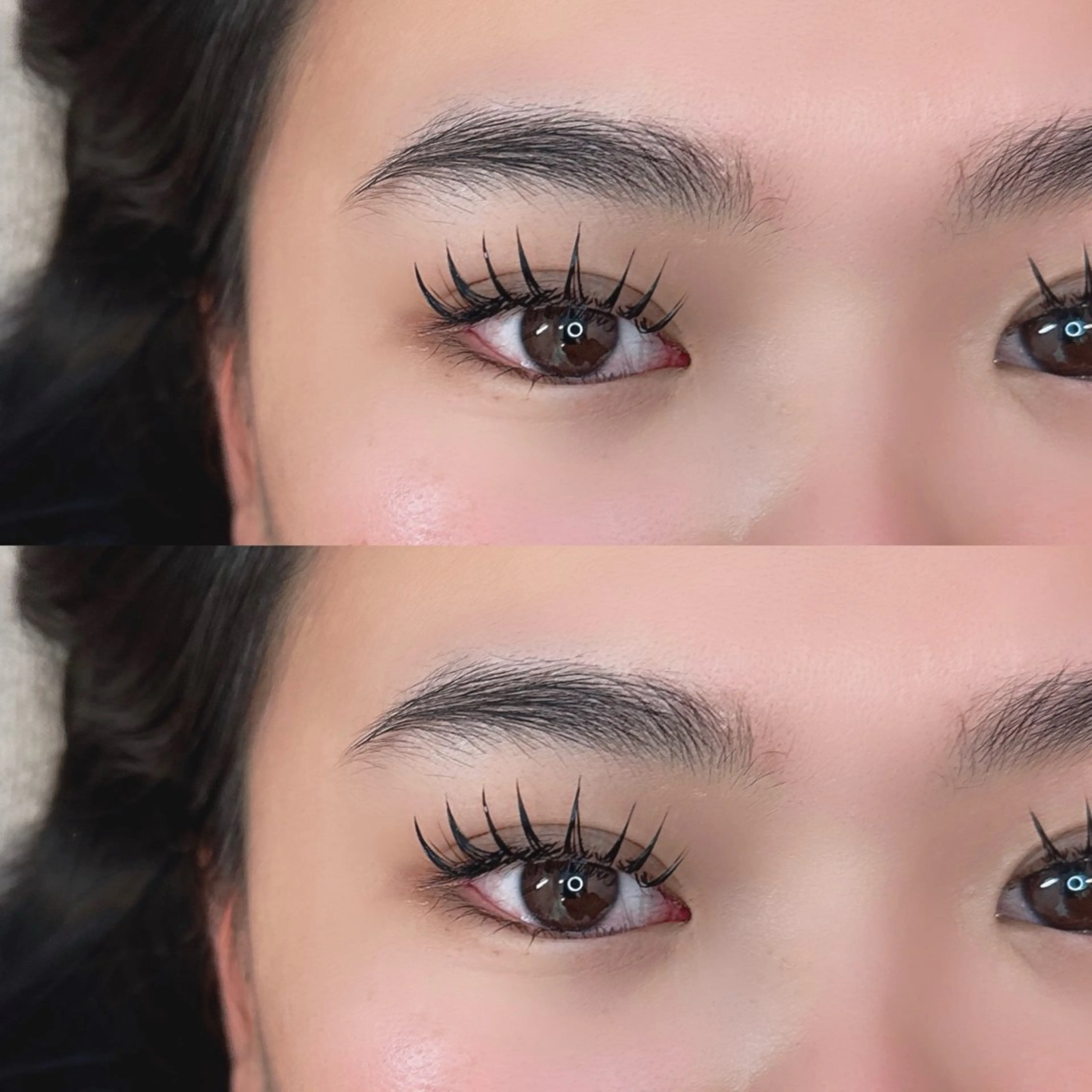 マツエク・マツパ バインドロック フラットラッシュ Lカール NUAH 水本ひなたのマツエク・マツパデザイン