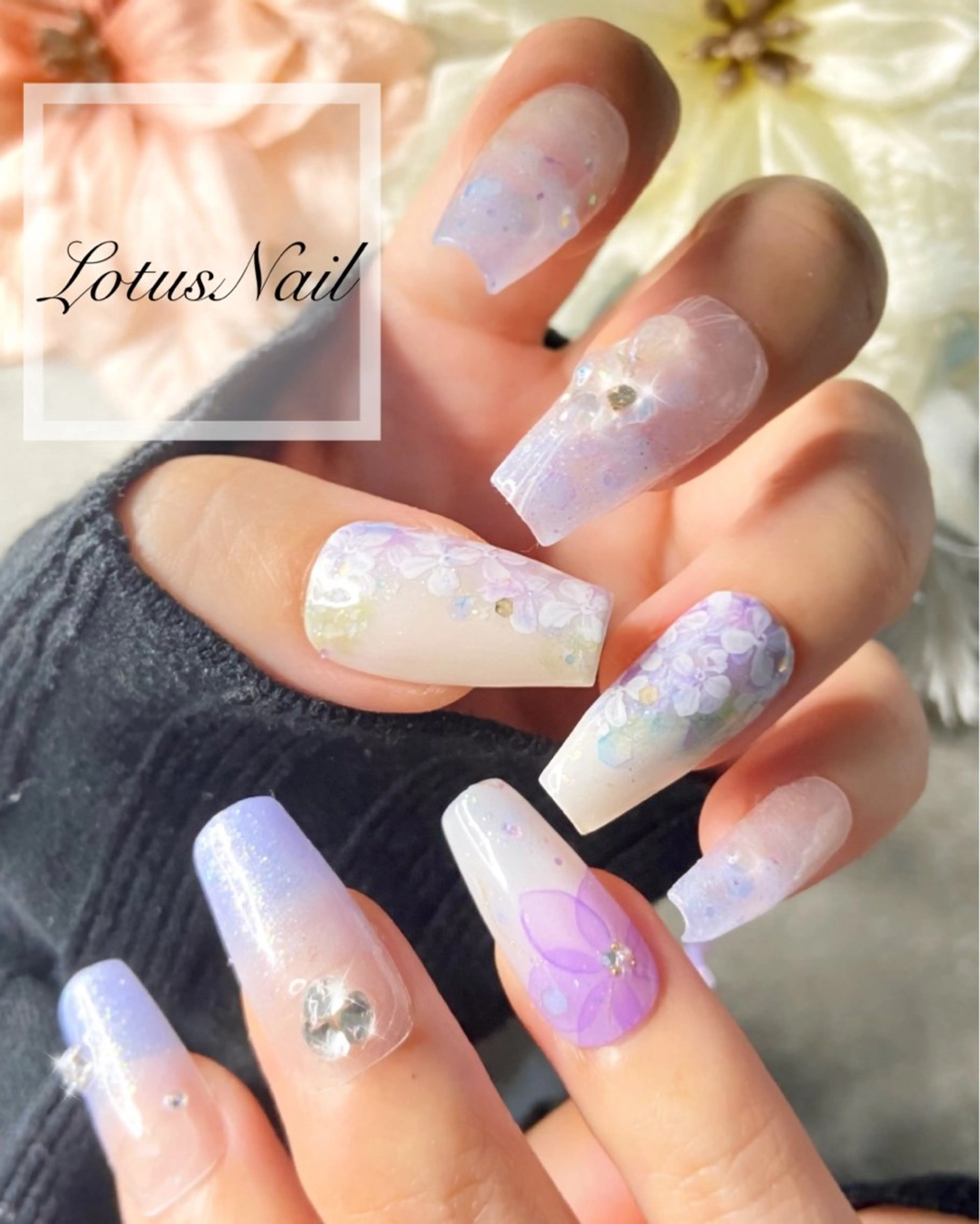 ネイル ハンドネイル Lotus Nailのネイルデザイン
