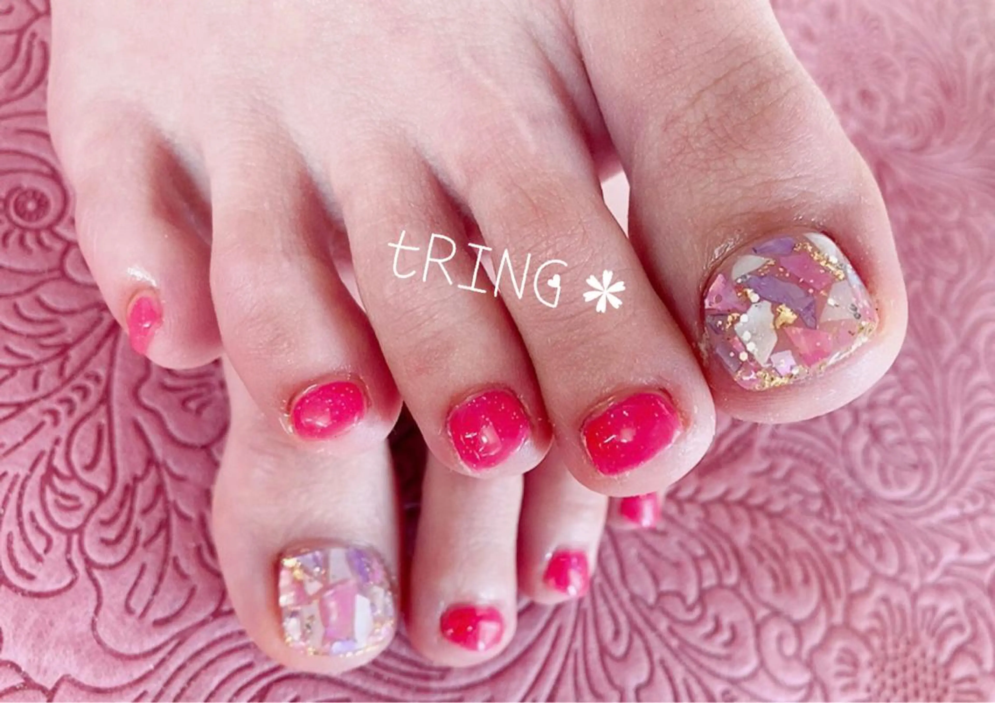 ネイル フットネイル tRING* しいの木台のネイルデザイン