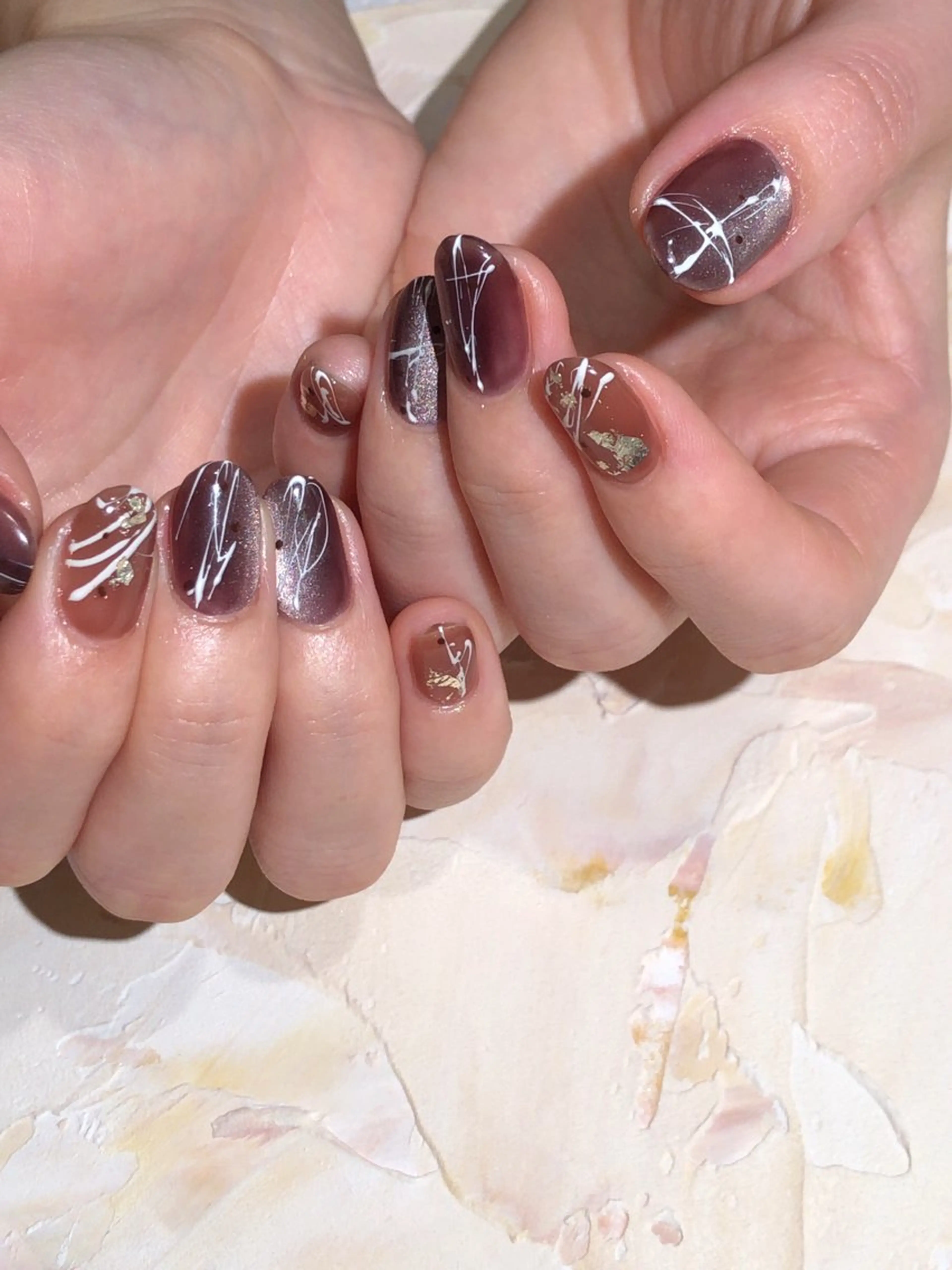 ネイル バレンタイン ハンドネイル me.nail narumiのネイルデザイン