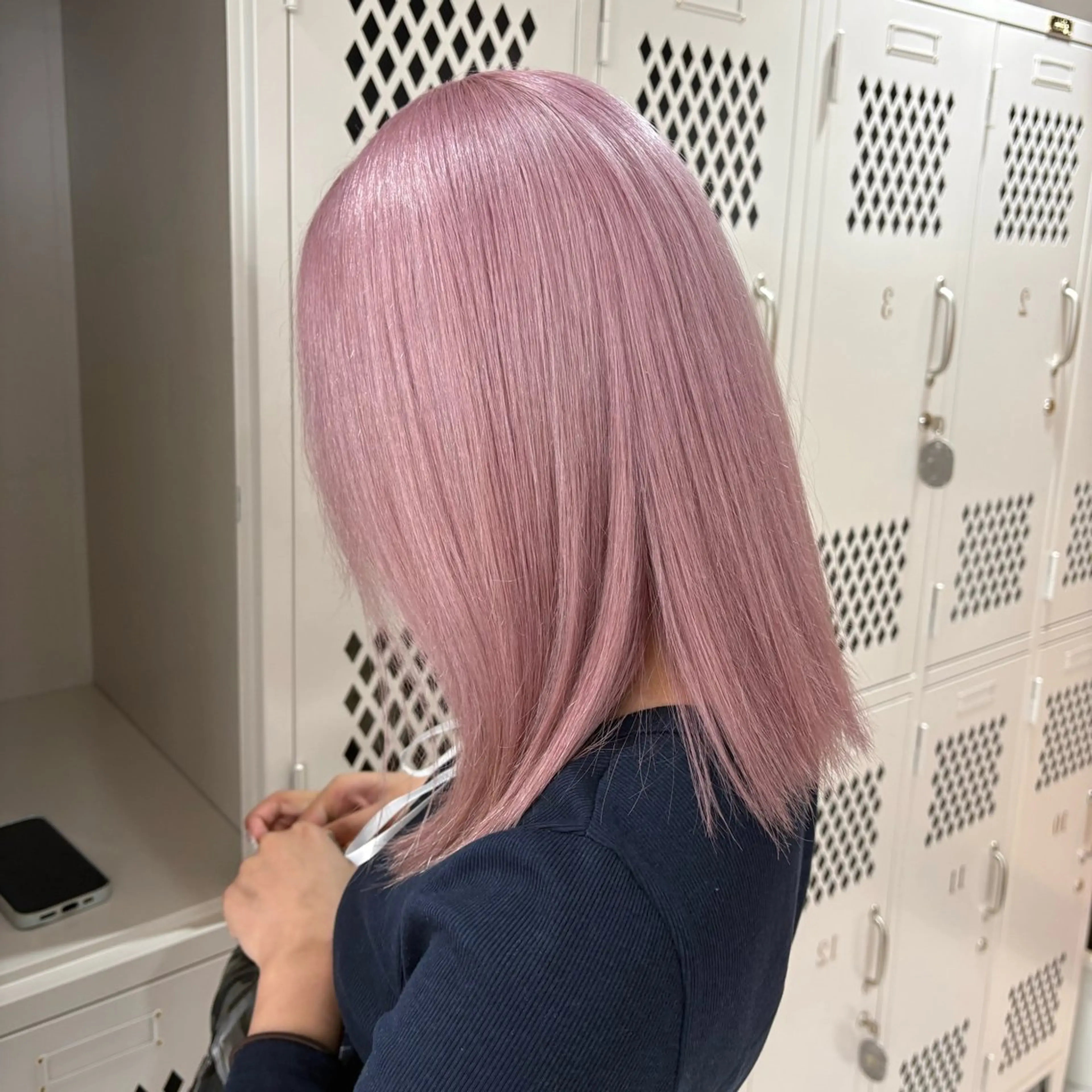 カラー ヘアカラー トリートメント うる艶/ハイトーン 🎀hina🎀のヘアスタイル