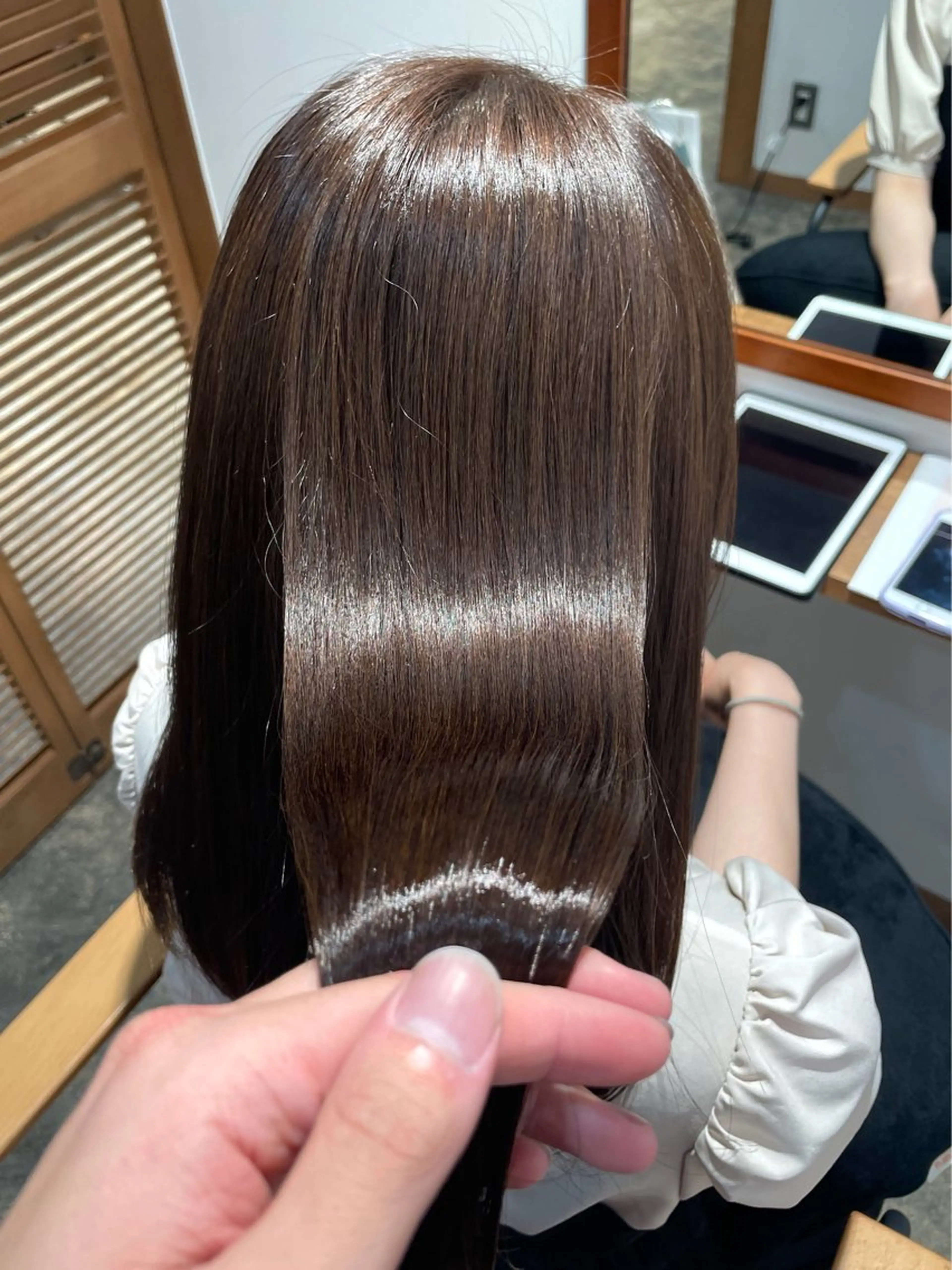 ロング カラー ベージュ/ 髪質改善 /末田柊希のヘアスタイル