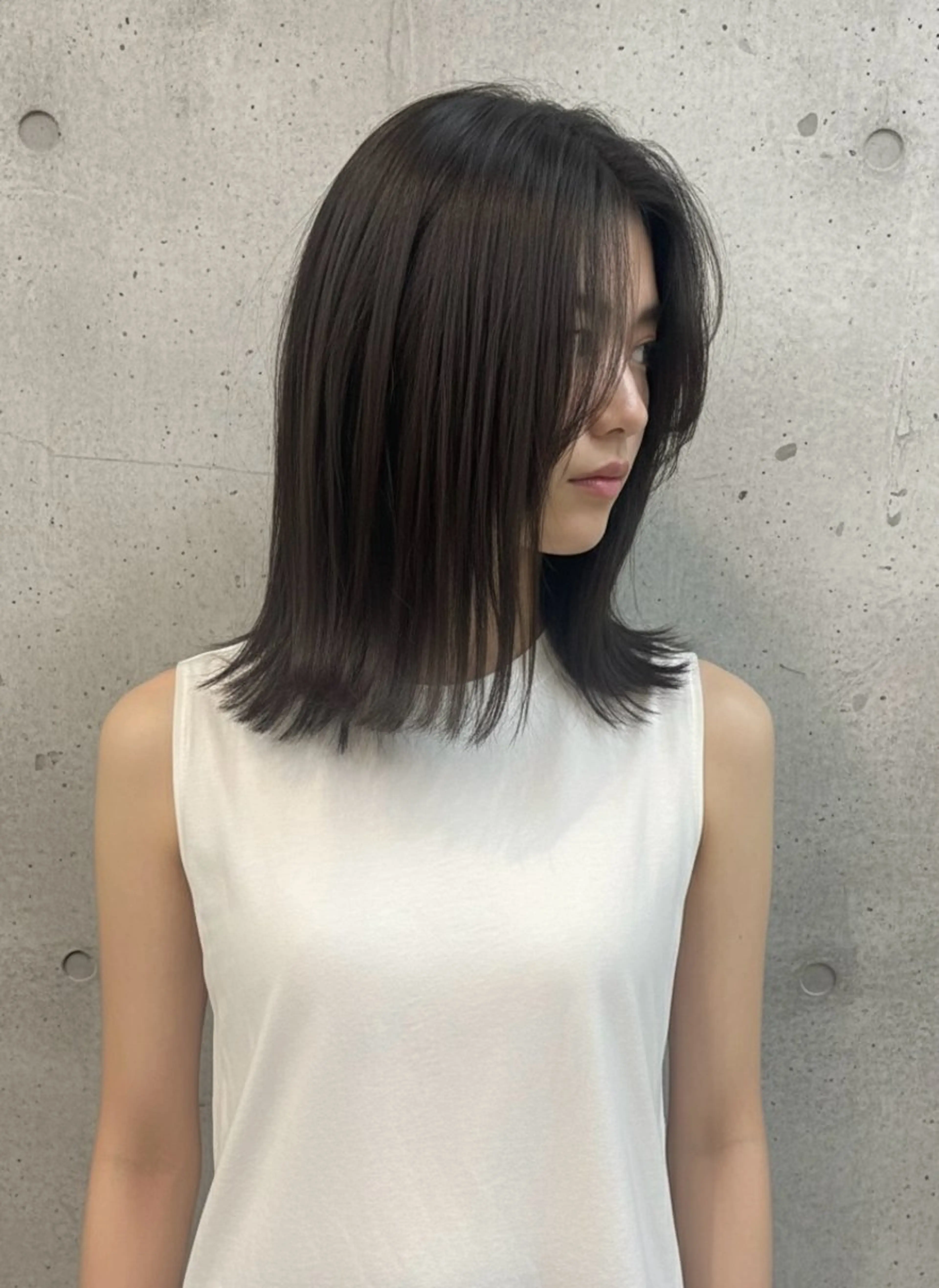 ミディアム ミディアムレイヤー レイヤーカット 大人メンズパーマ /石川瑠青のヘアスタイル