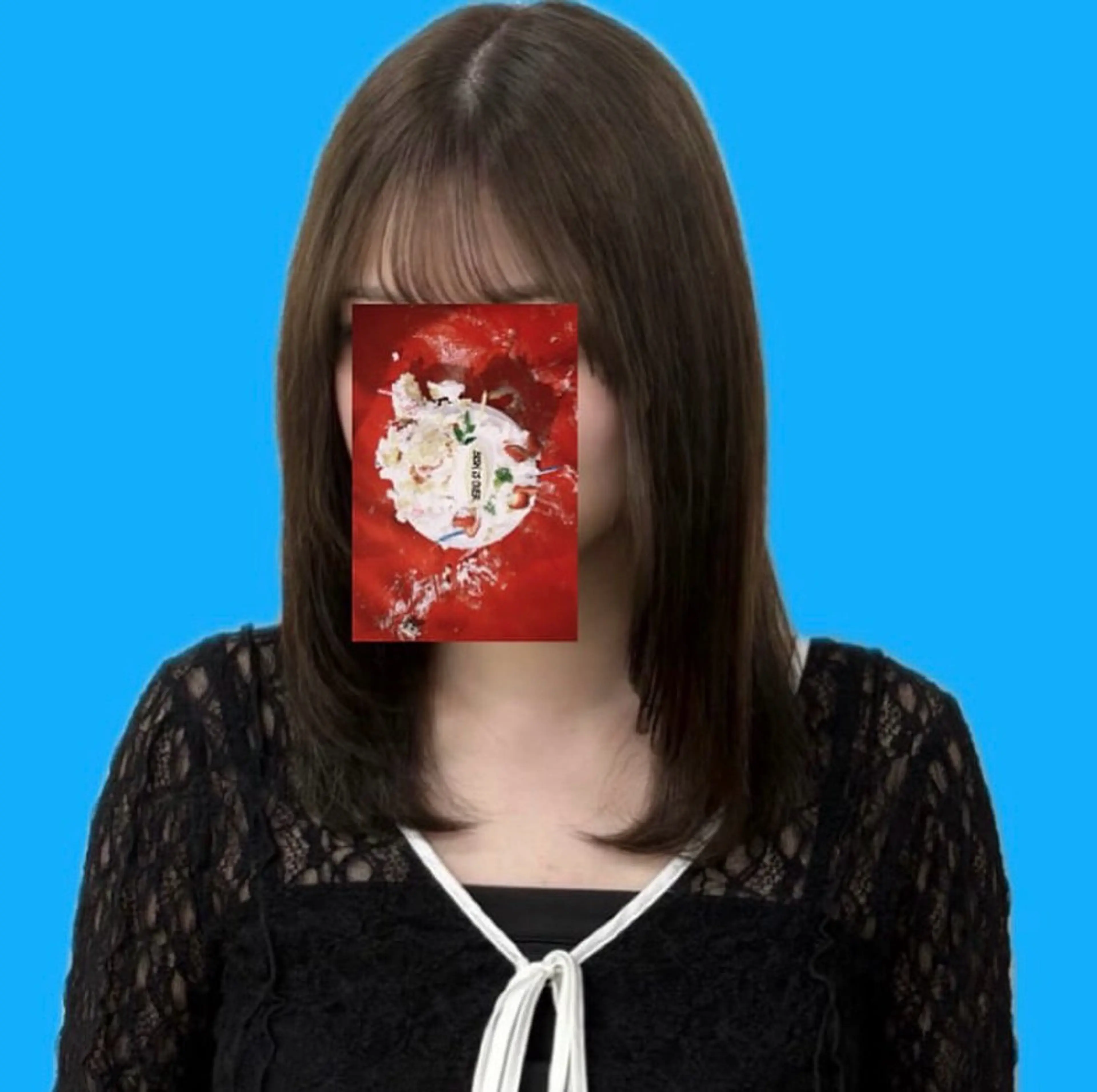 セミロング カラー ブリーチ 吉田 恋々音のヘアスタイル