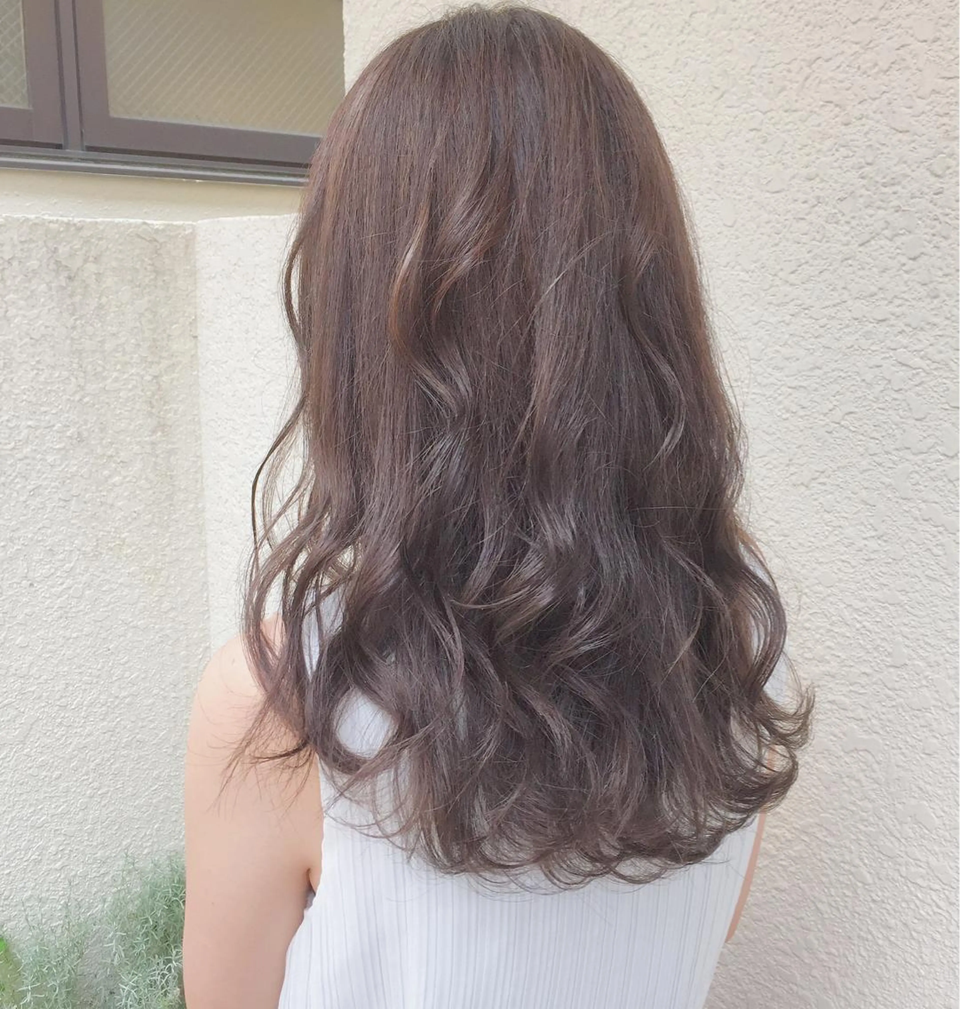 セミロング カラー パーマ ヘアアレンジ ハイライトカラー ハイライト トリートメント 【白髪ぼかし 専門GBG】自由が丘のヘアスタイル
