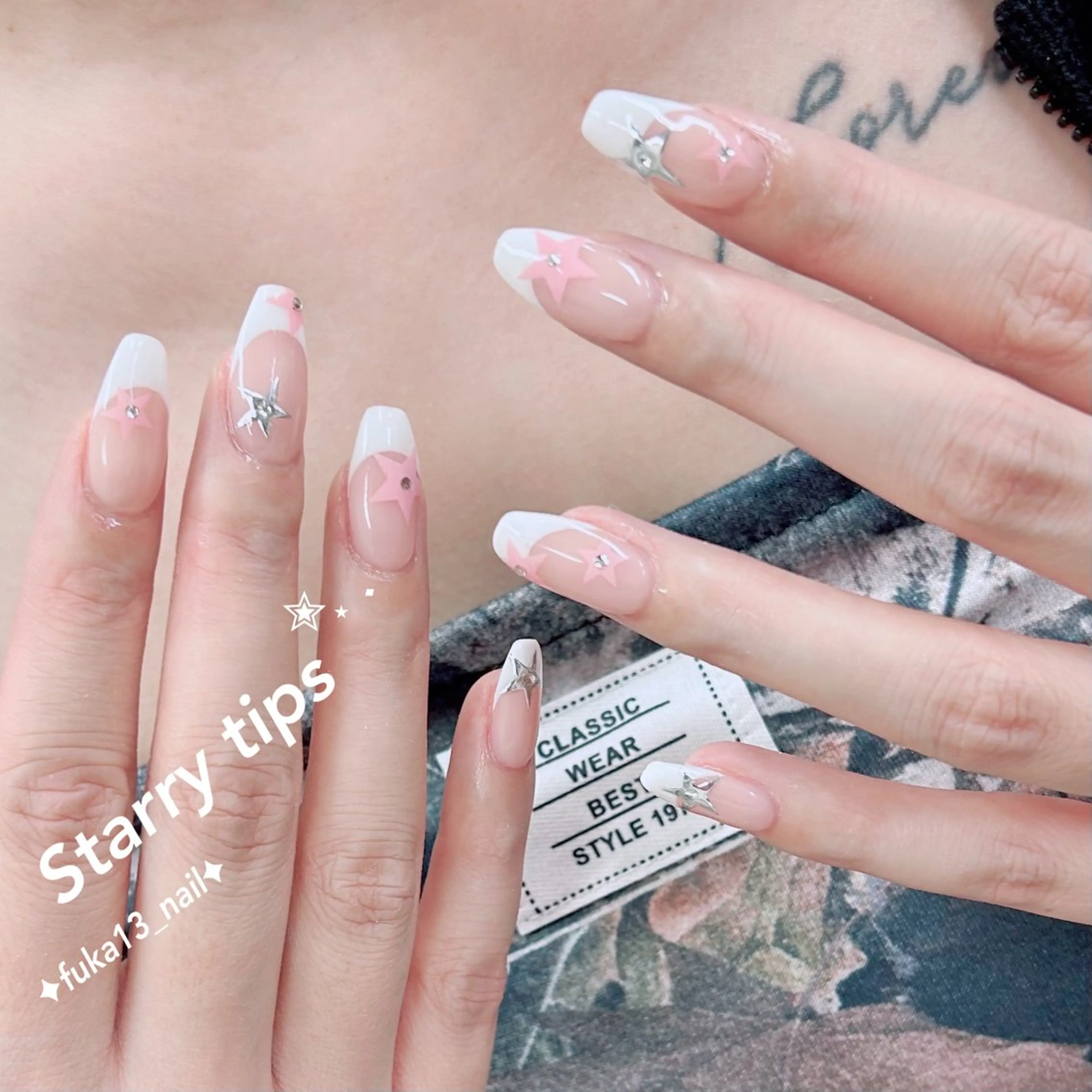 ネイル フレンチネイル 韓国ネイル 夏ネイル ハンドネイル ネイルサロンAnela【アネラ】所属・Nail♡Fuka. /4月予約受付中のネイルデザイン