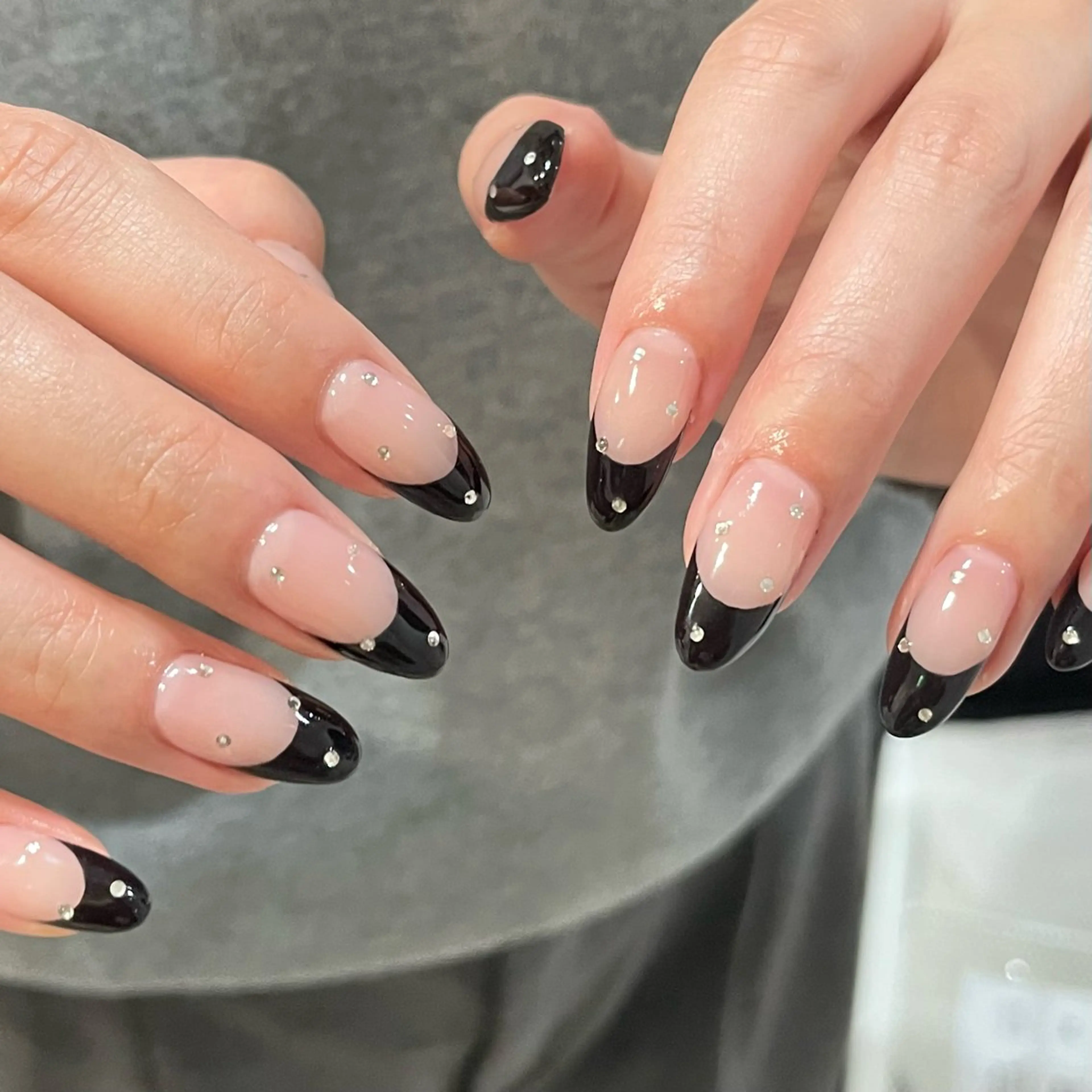 ネイル ハンドネイル 0203ムニムサン 💙Harukaのネイルデザイン