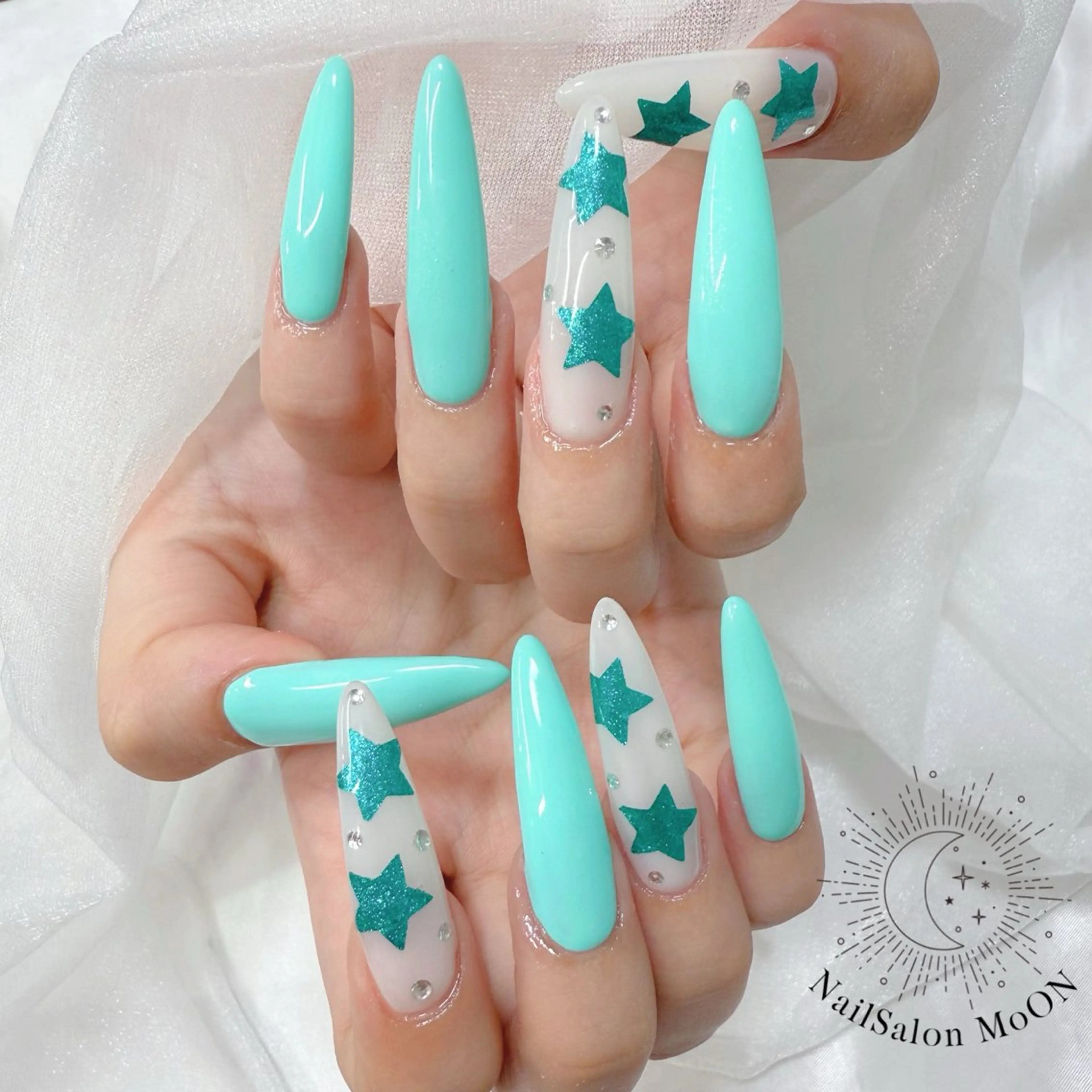 ネイル スカルプネイル ハンドネイル ハンドケア MoON...❤︎ MeGuのネイルデザイン