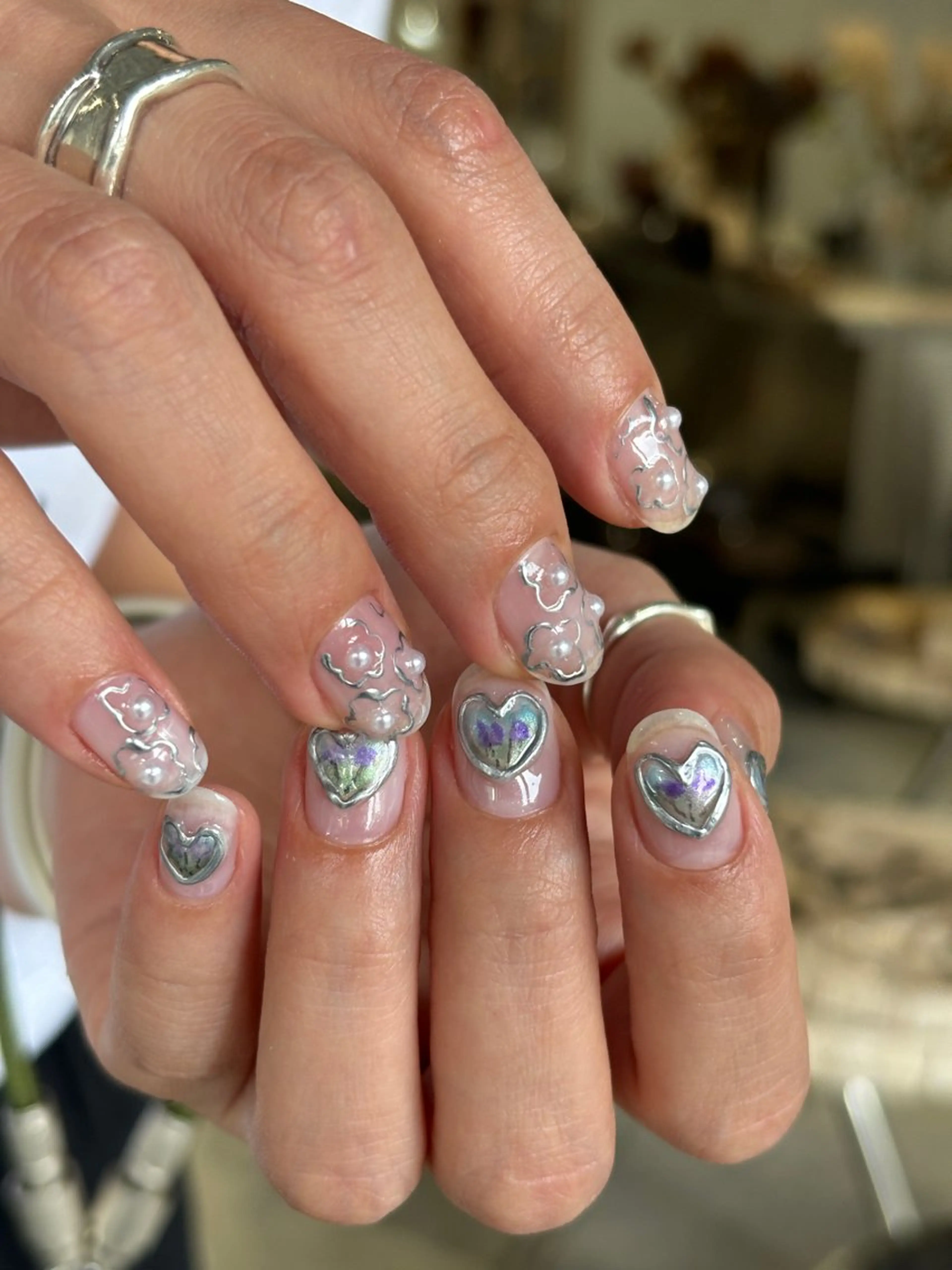 ネイル hinako /個性派ニュアンスのネイルデザイン