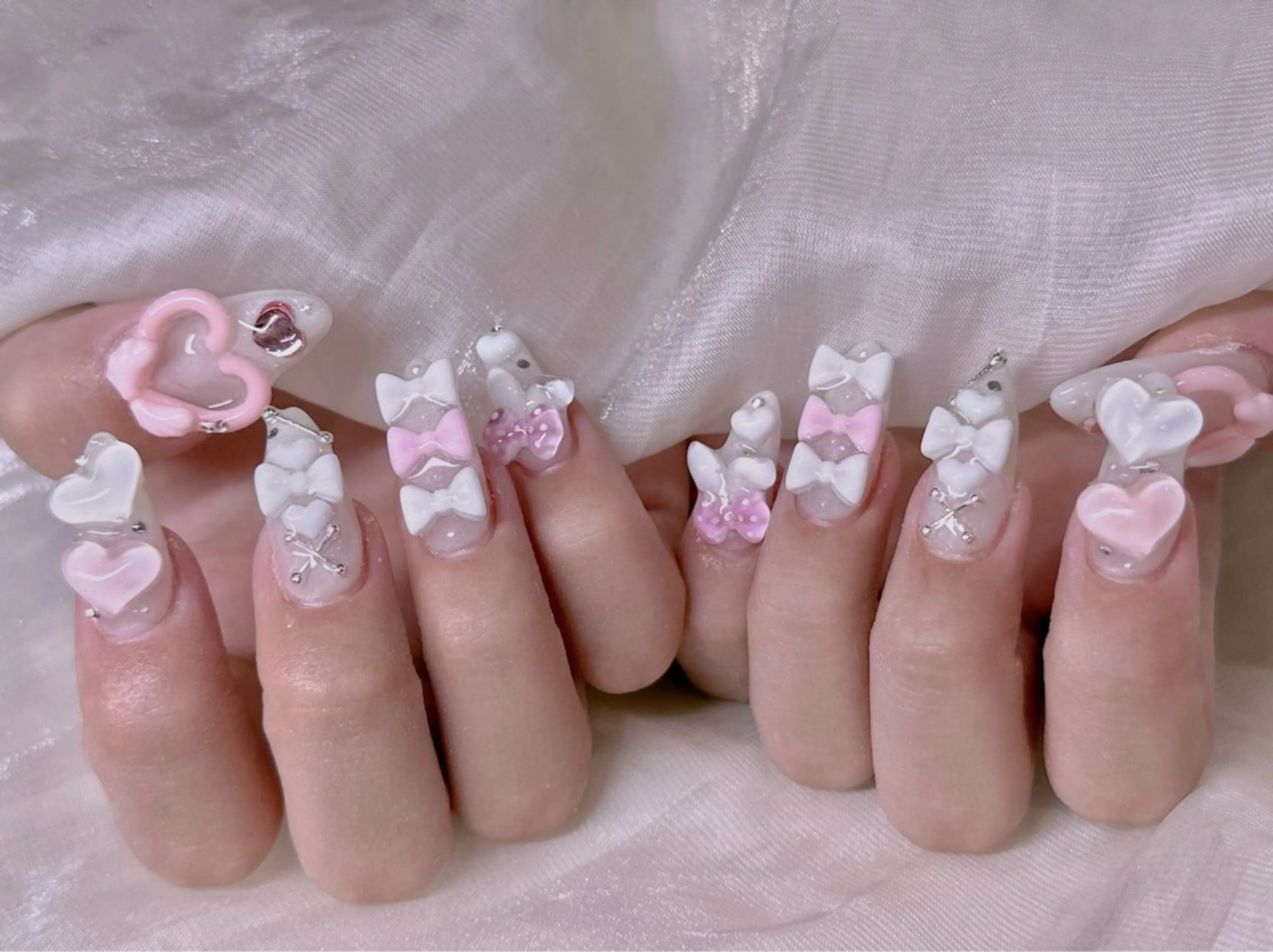 ネイル 長さだし専門店 M2　rikaのネイルデザイン