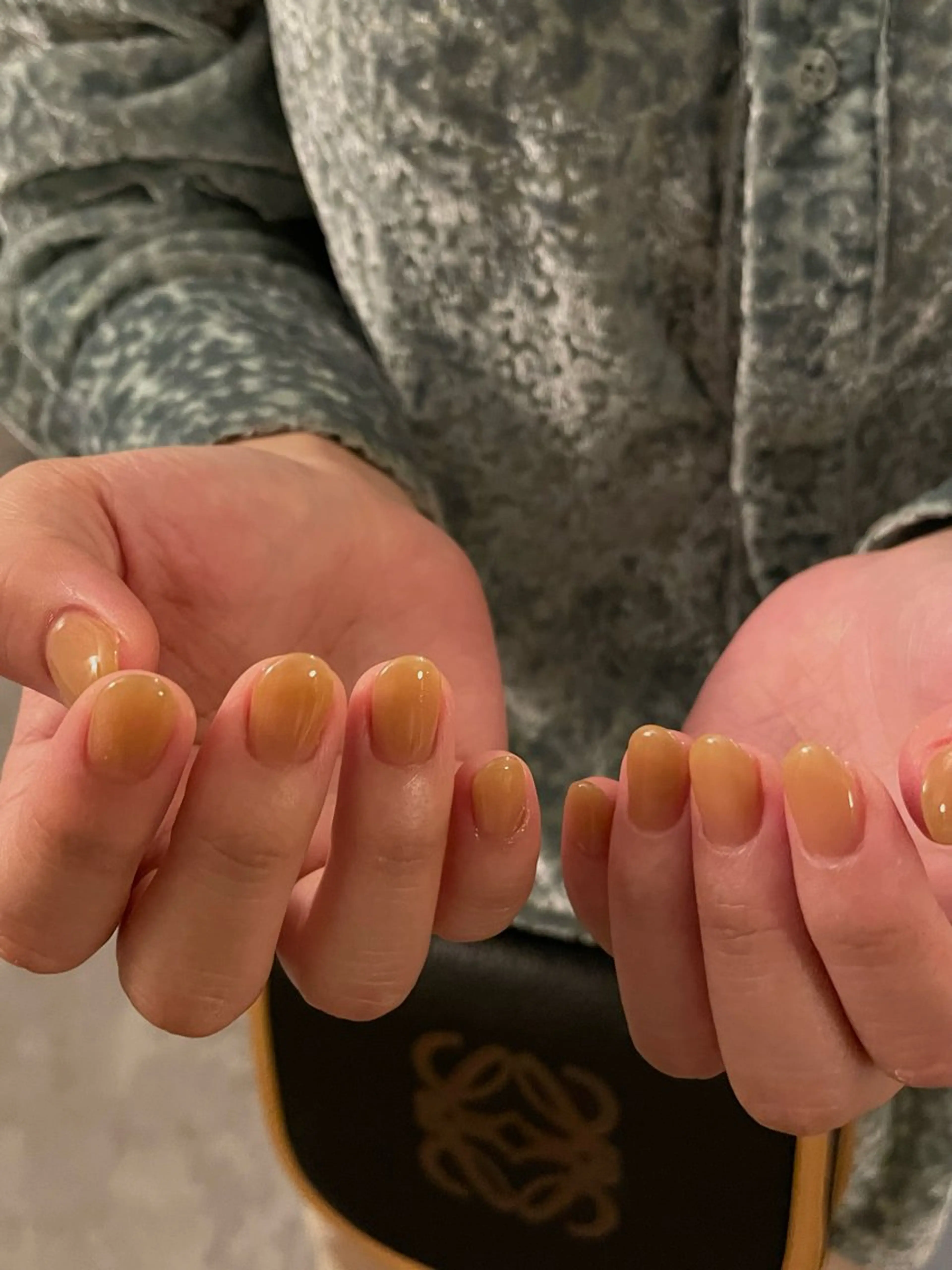 ネイル オレンジ ハンドネイル roof nailのネイルデザイン