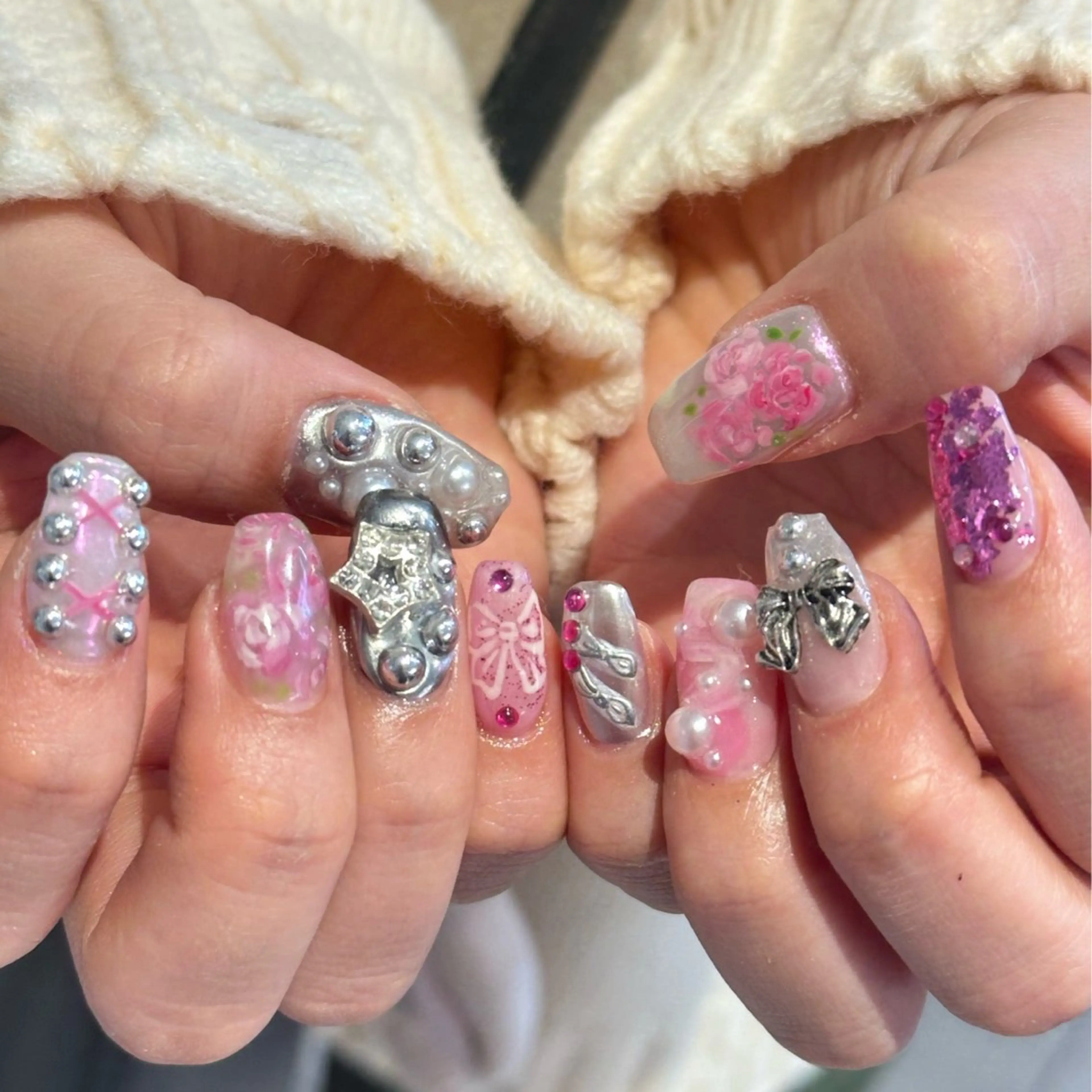 ネイル ハイトーン特化 pepe🎀のヘアスタイル