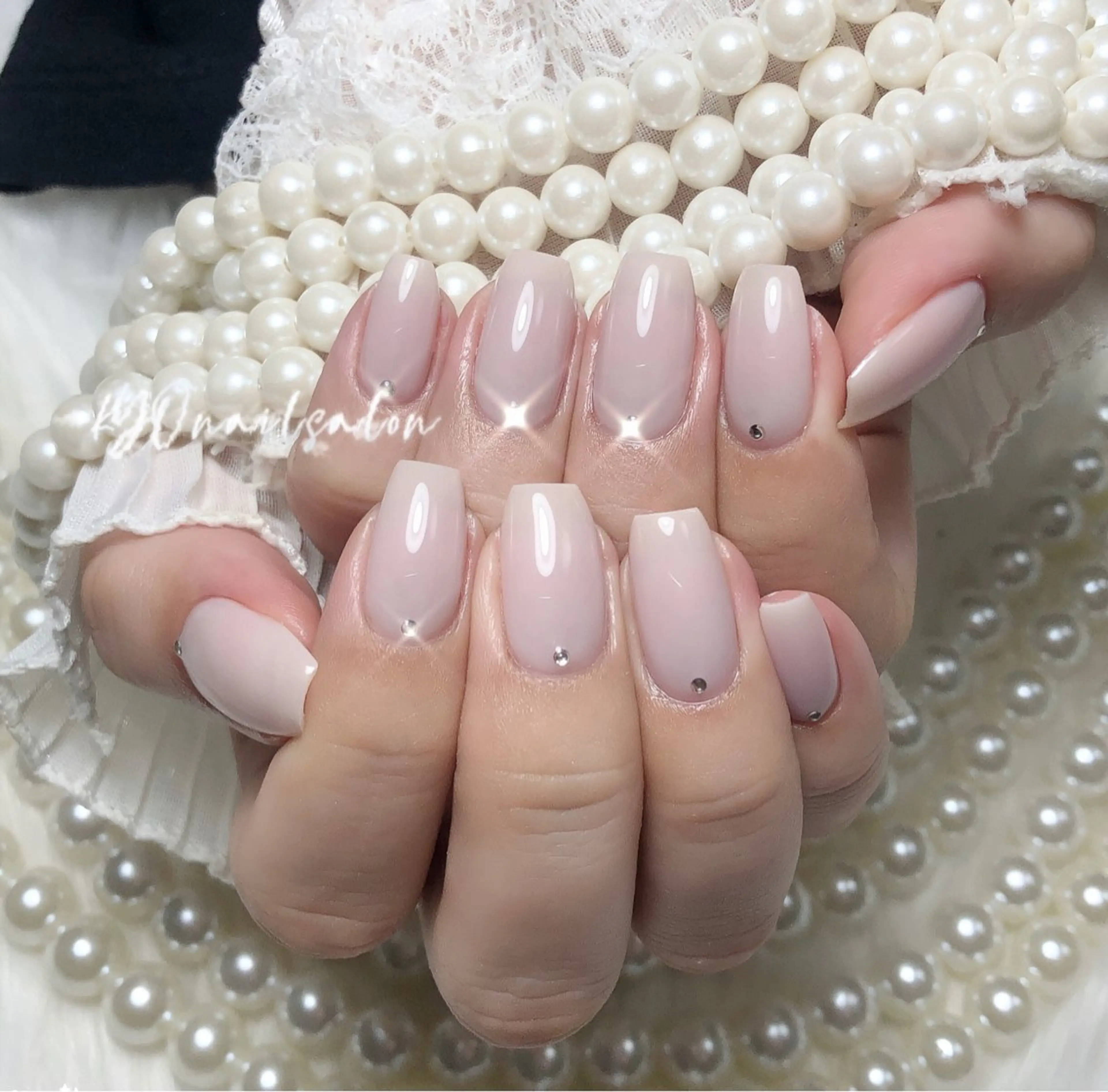 🪐HAND🪐新規⚠️⚠️⚠️ワンカラーｏｒラメー(色２種まで) 新規オフ無料❤️の写真