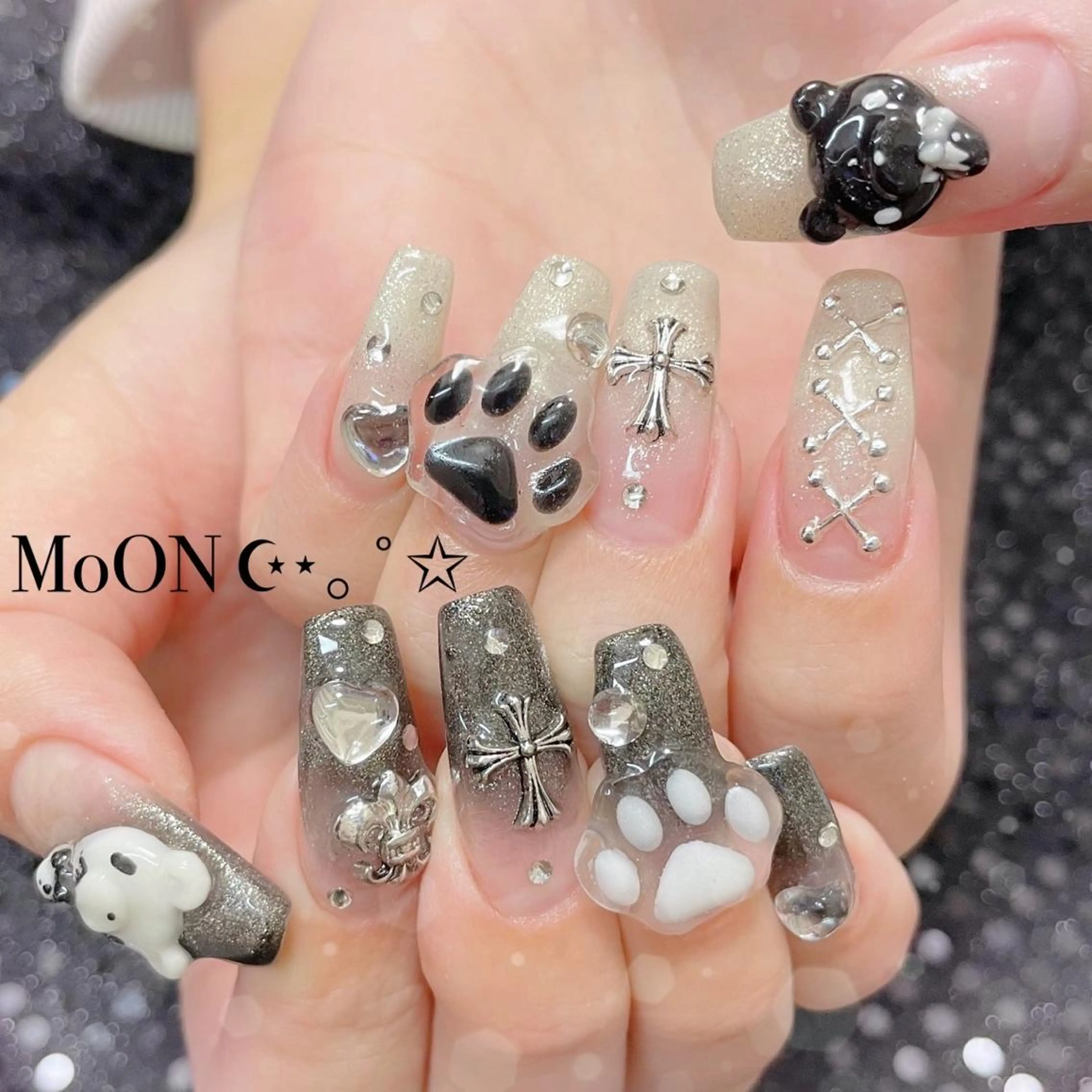 ネイル ハンドネイル ハンドケア MoON...❤︎ MeGuのネイルデザイン